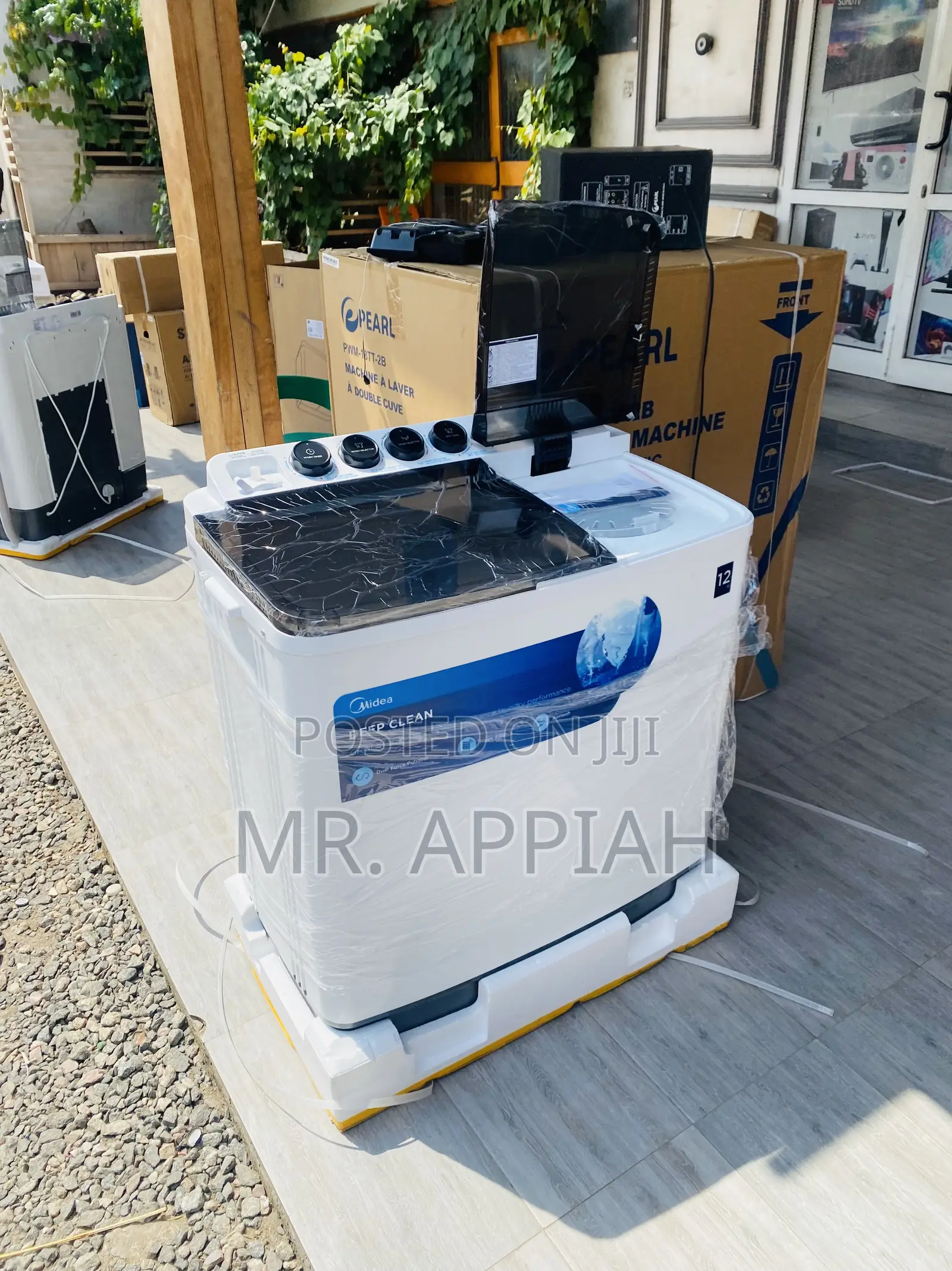 12kg Midea Top Load Electric Washing Machine + Spin/Dry.