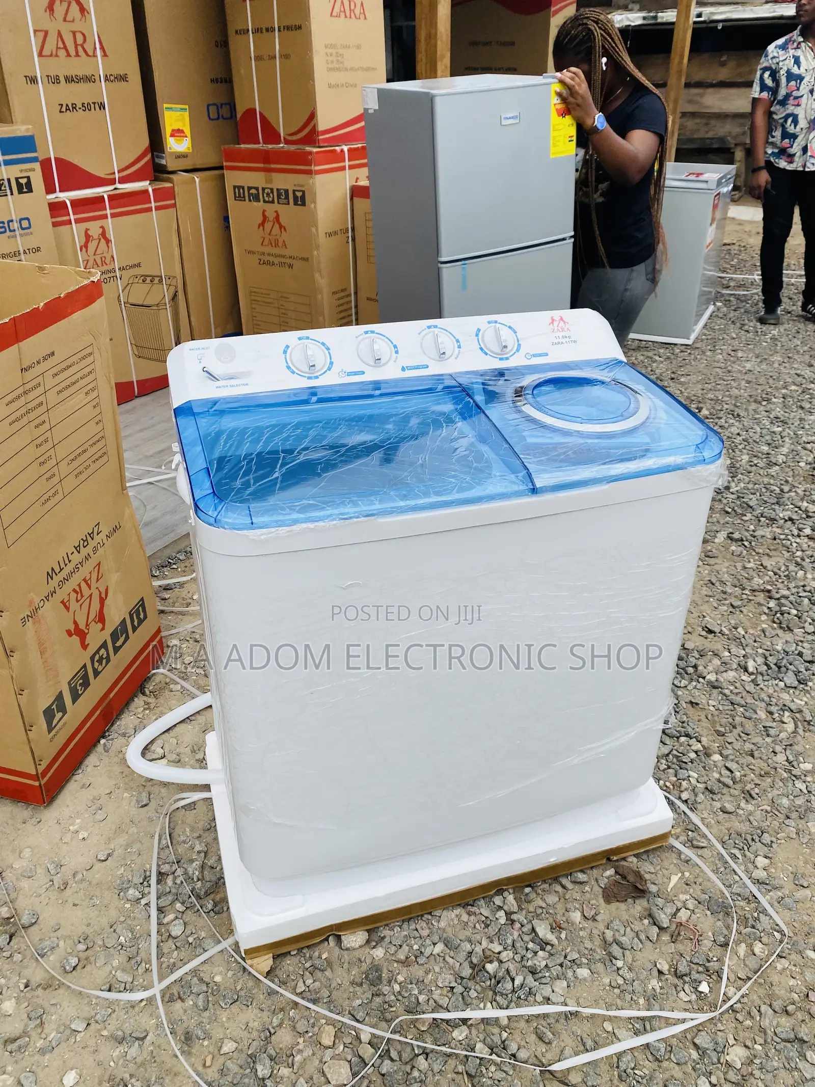 Quality Zara 11kg Top Load Electric Washing Machine.