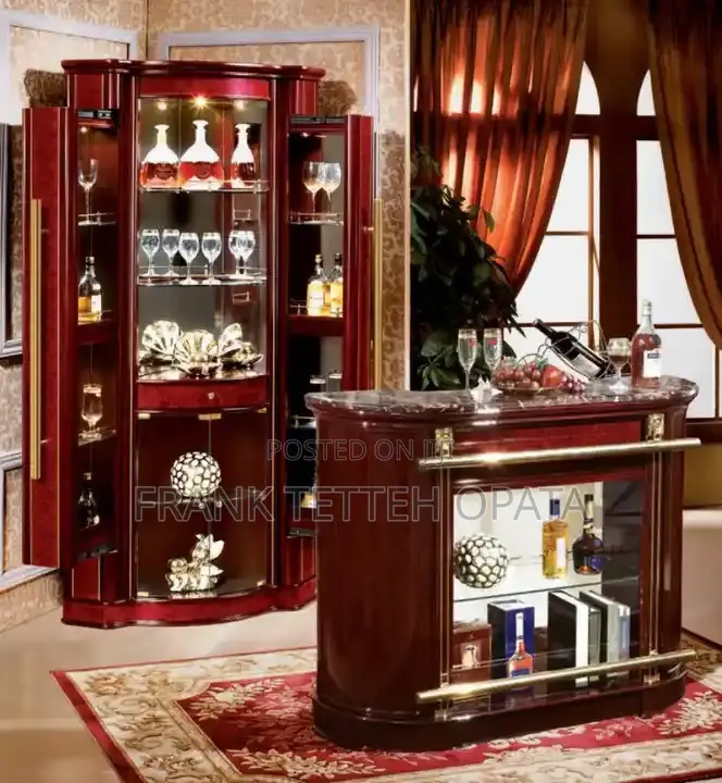 Executive Wine Bar Glass Cabinet