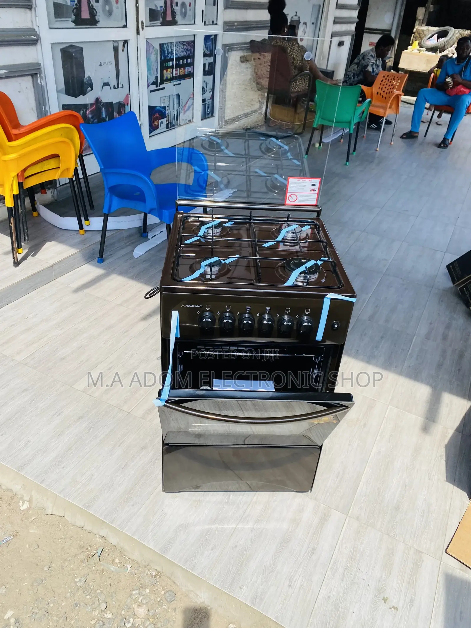 Purchase Quality Volcano Gas Oven 4 Burner(50x50)Brown.