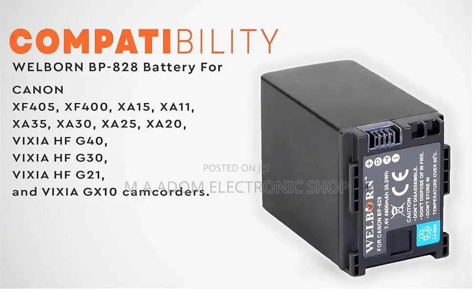 Canon Rechargeable Battery for Camcorders