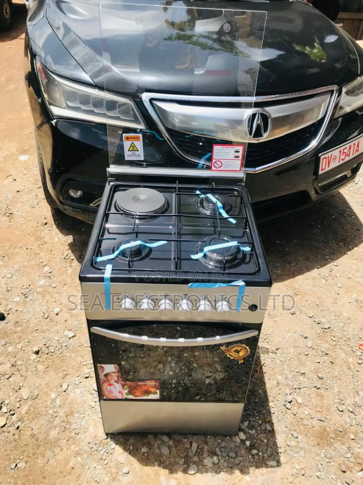 Volcano 3+1 Electric Gas Cooker With Oven Nicely Presented