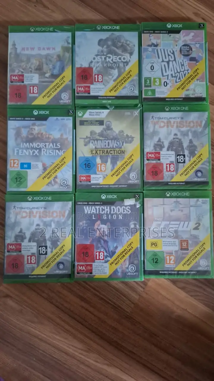 Various Xbox One Games CD From UK