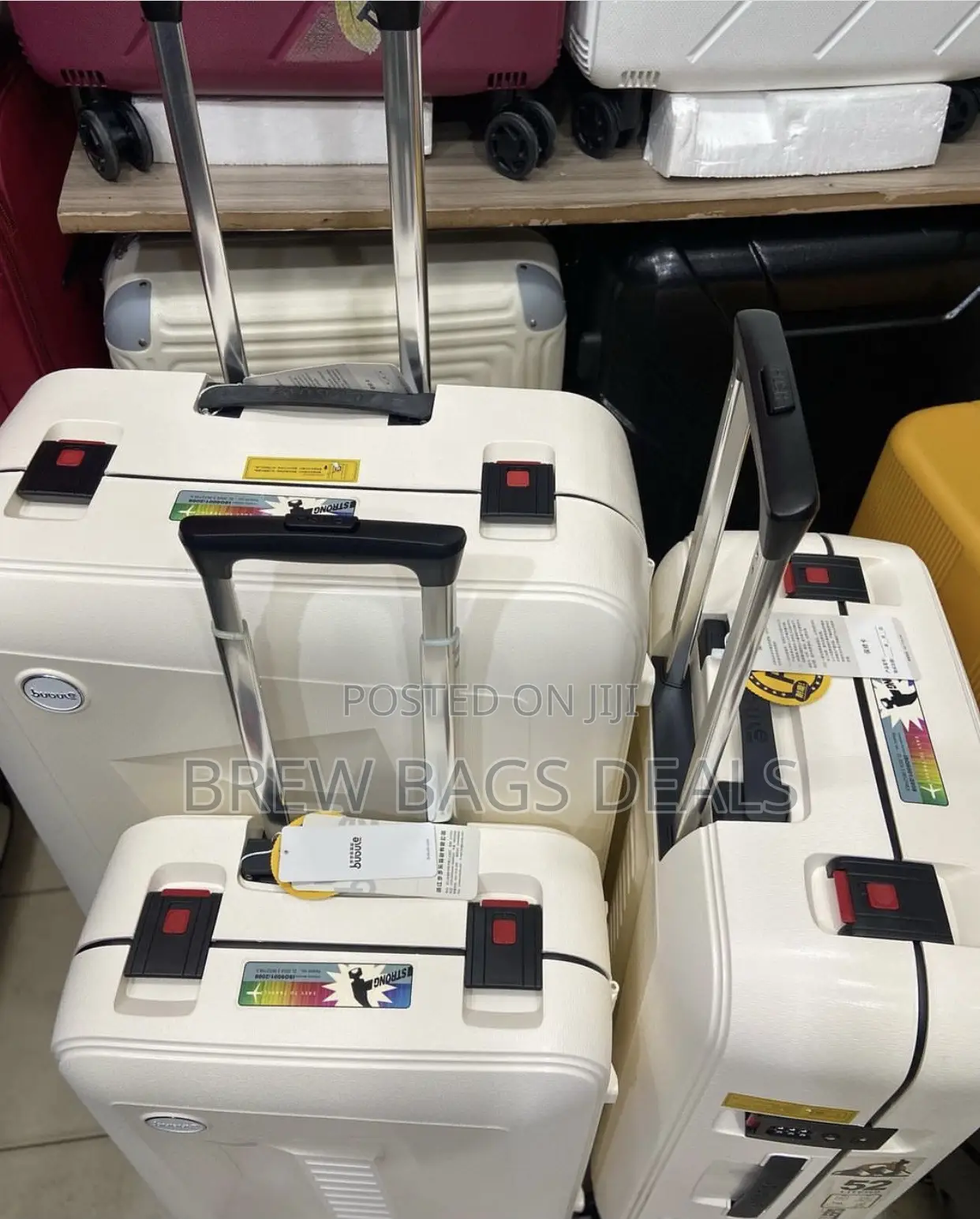 Original Travel Choice Off White 3set Purely Locks Bag