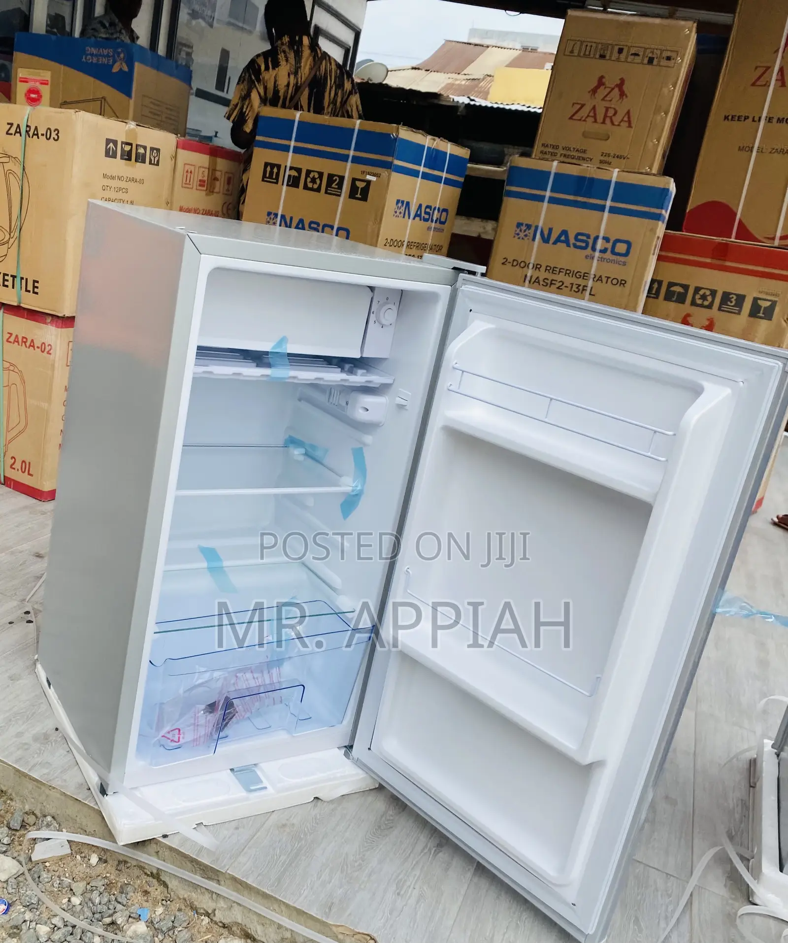 Latest Zara 1-11s Single Door Electric Fridge(Gray).