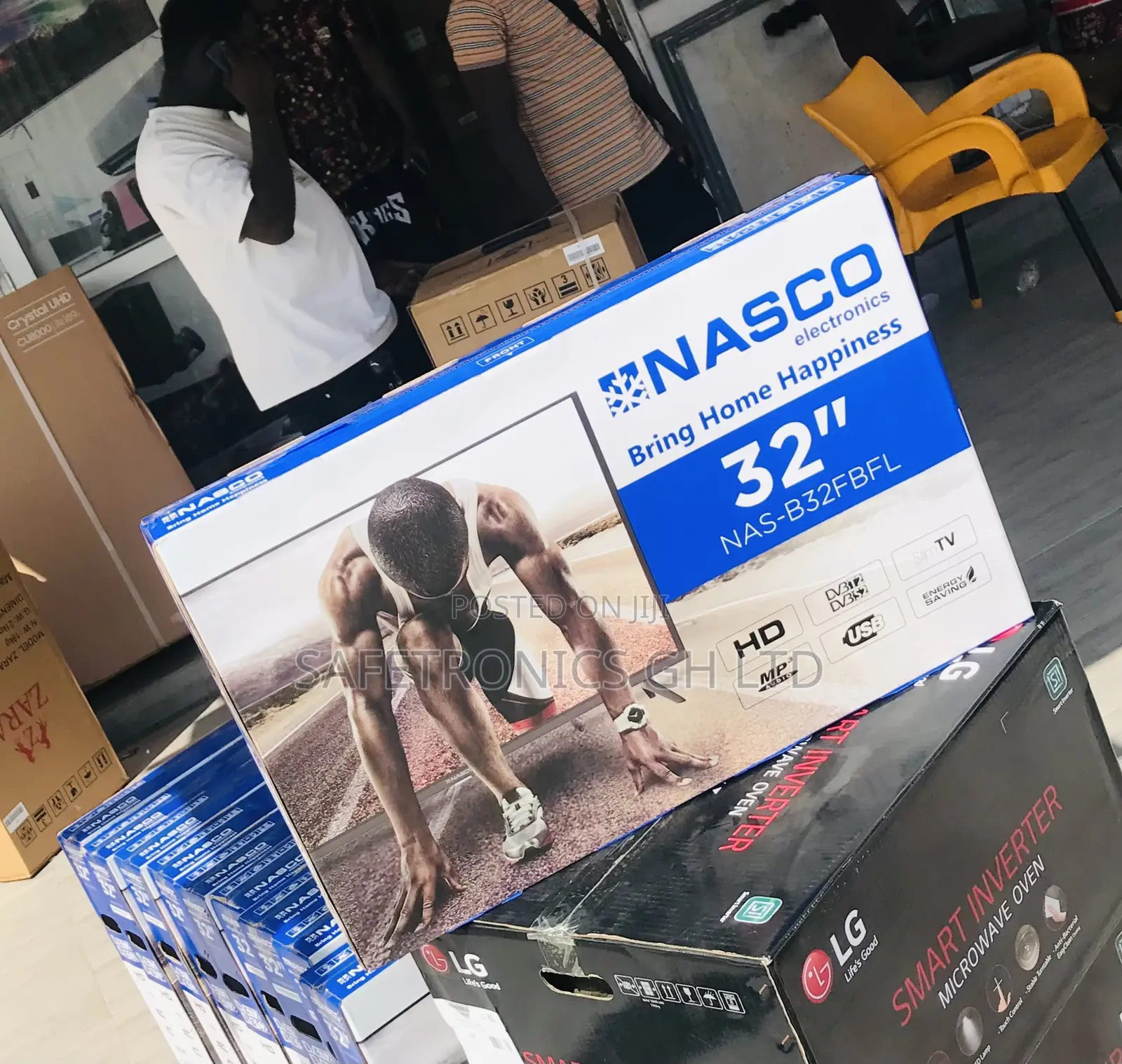 New Satellite Nasco 32 Inch Digital Led (Black) Tv