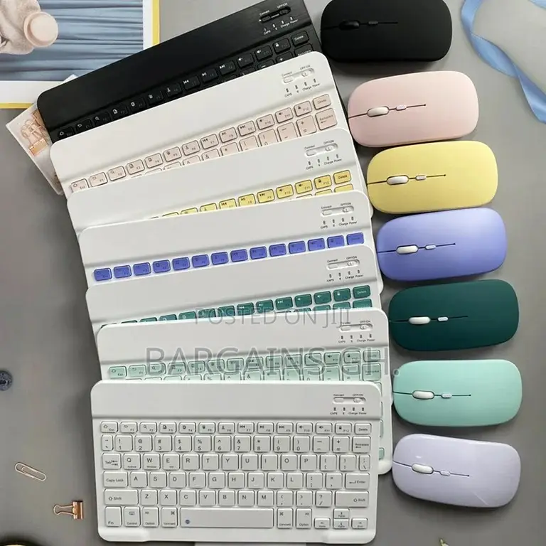 Rechargeable Wireless Bluetooth Keyboard and Mouse