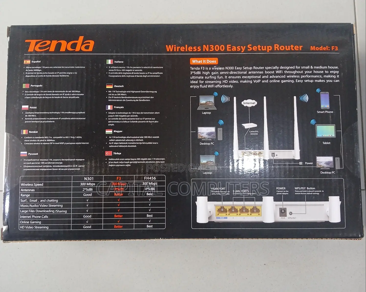 Tenda Wireless N300