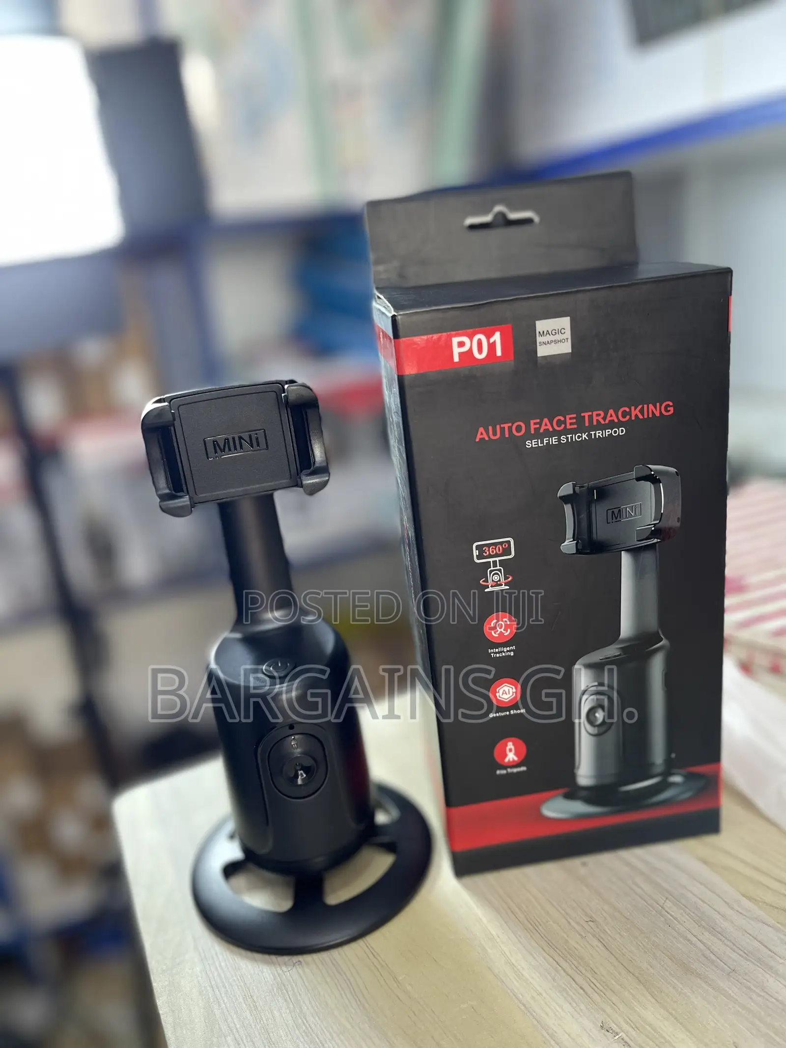 Magic Snapshot Selfie Stick Tripod With Auto Face Tracking