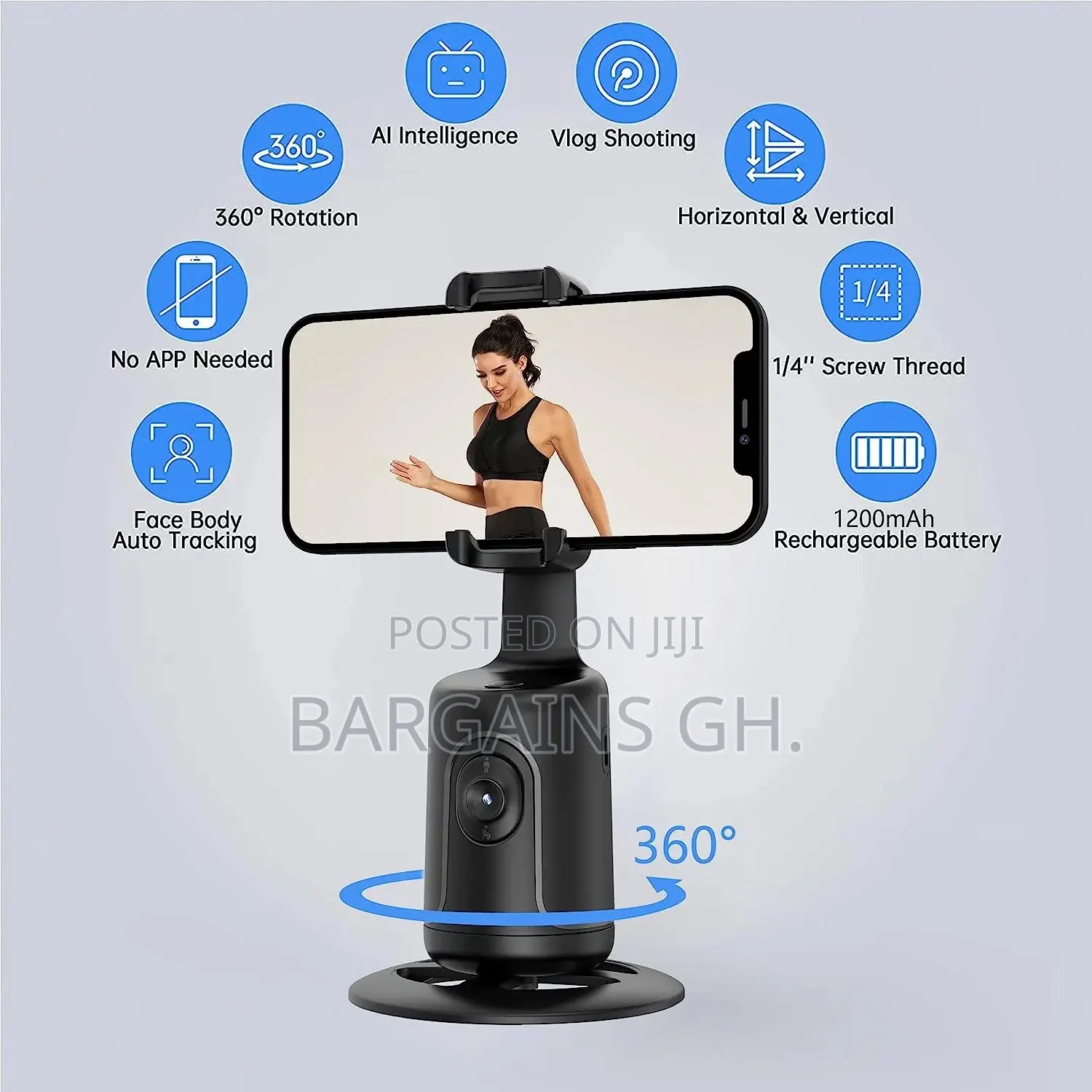 Magic Snapshot Selfie Stick Tripod With Auto Face Tracking
