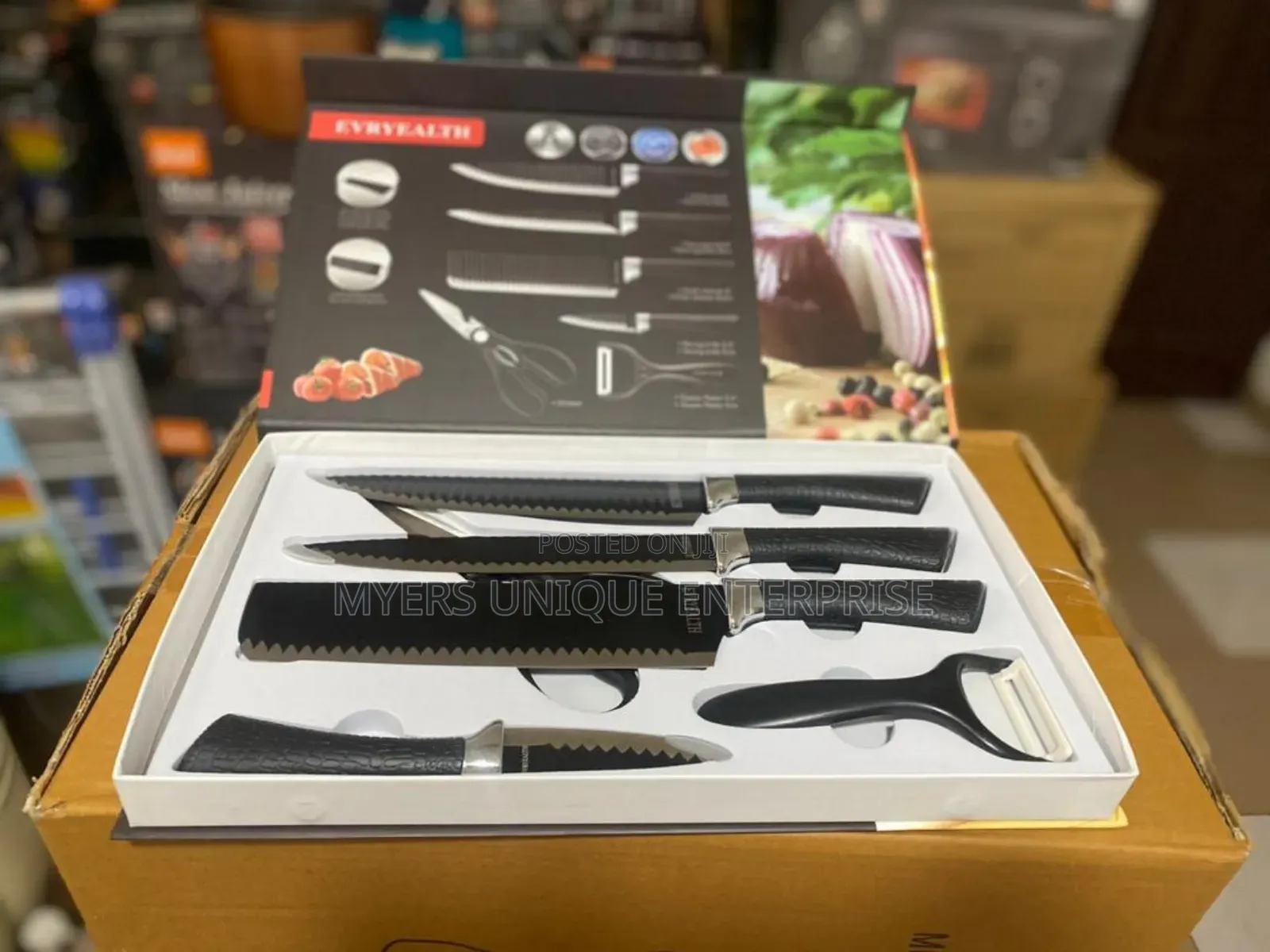 Quality Big Size 6 Pieces Knife Set