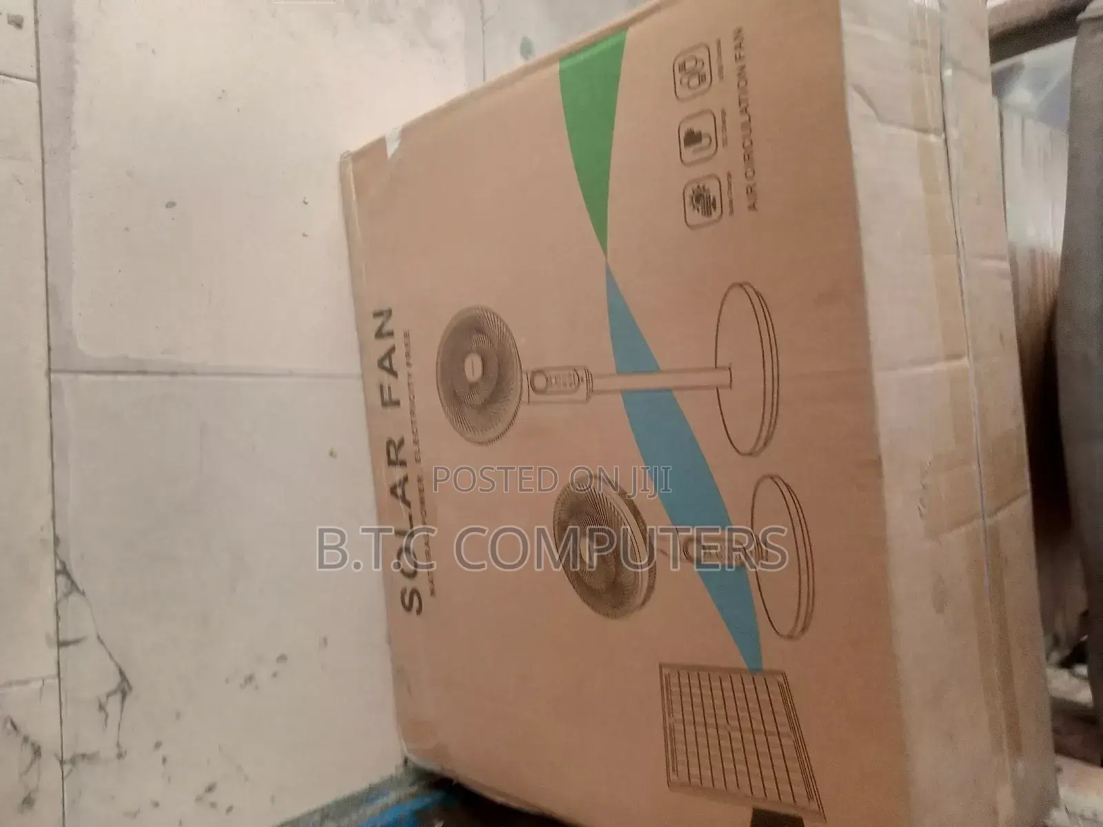 Solar Rechargeable Fan