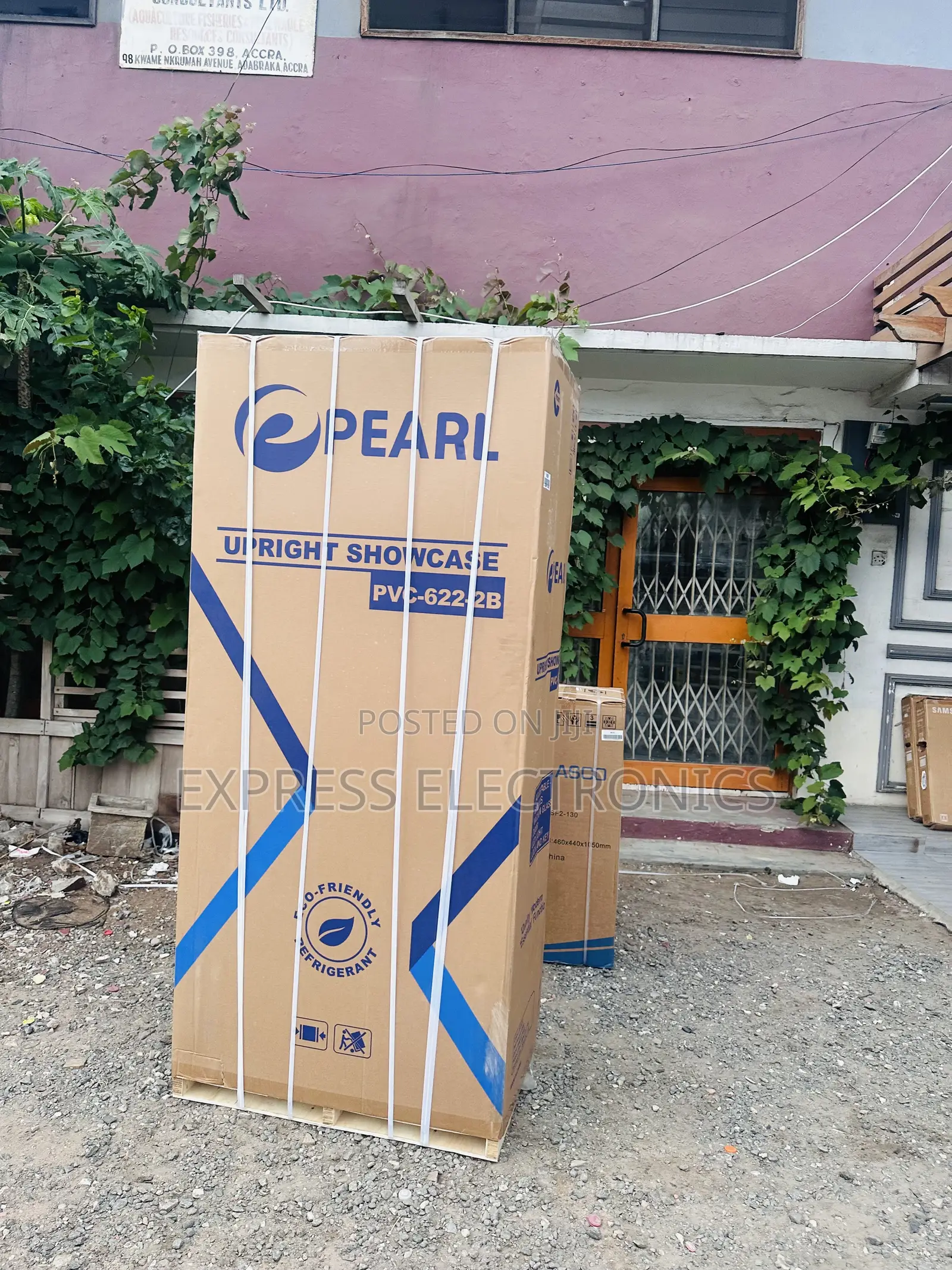 Double Door Pearl Display Fridge 500L PVC-622-2B