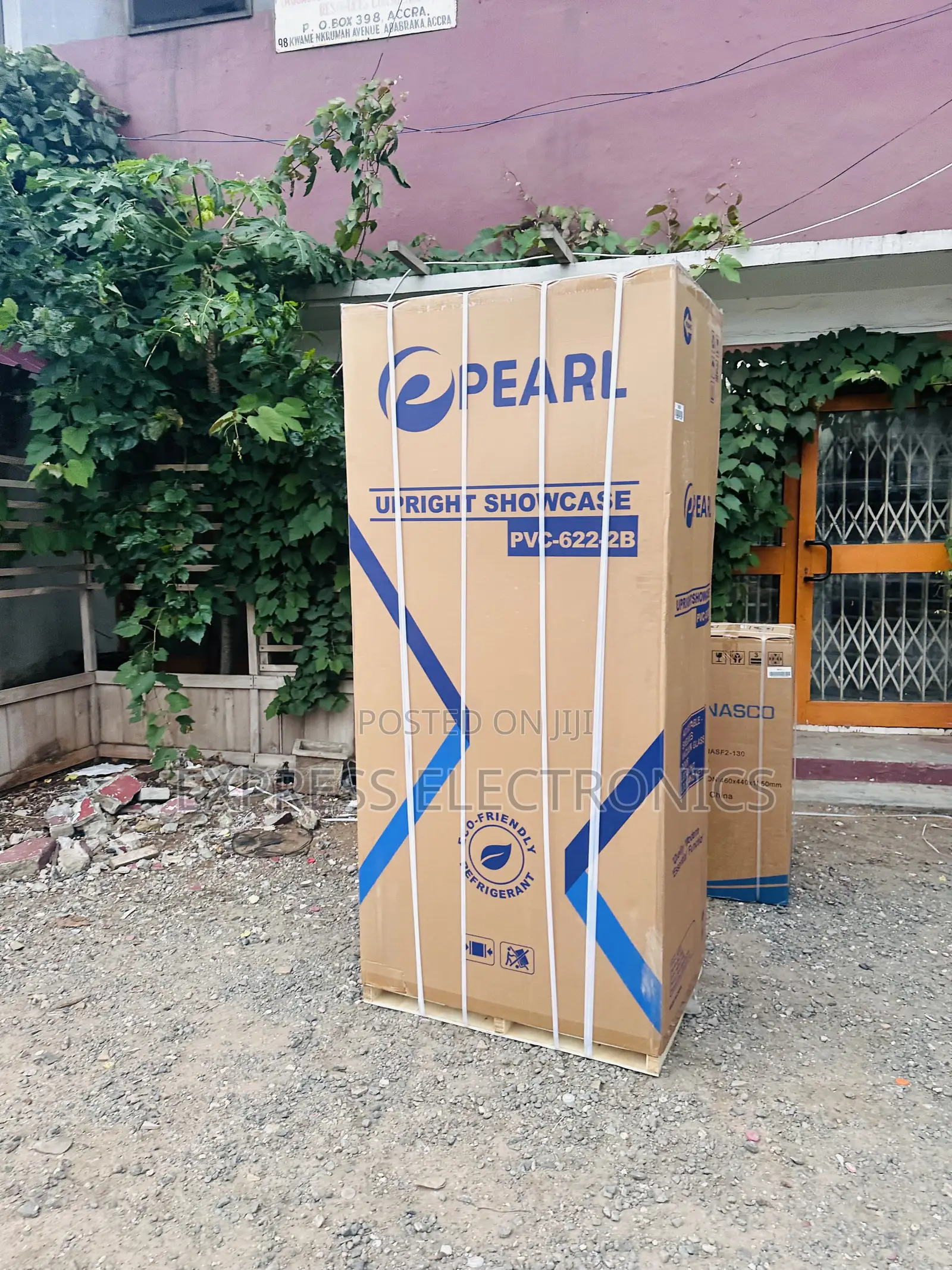 Unique Design Doubledoor Pearl Pvc622-2b 500L Display Fridge