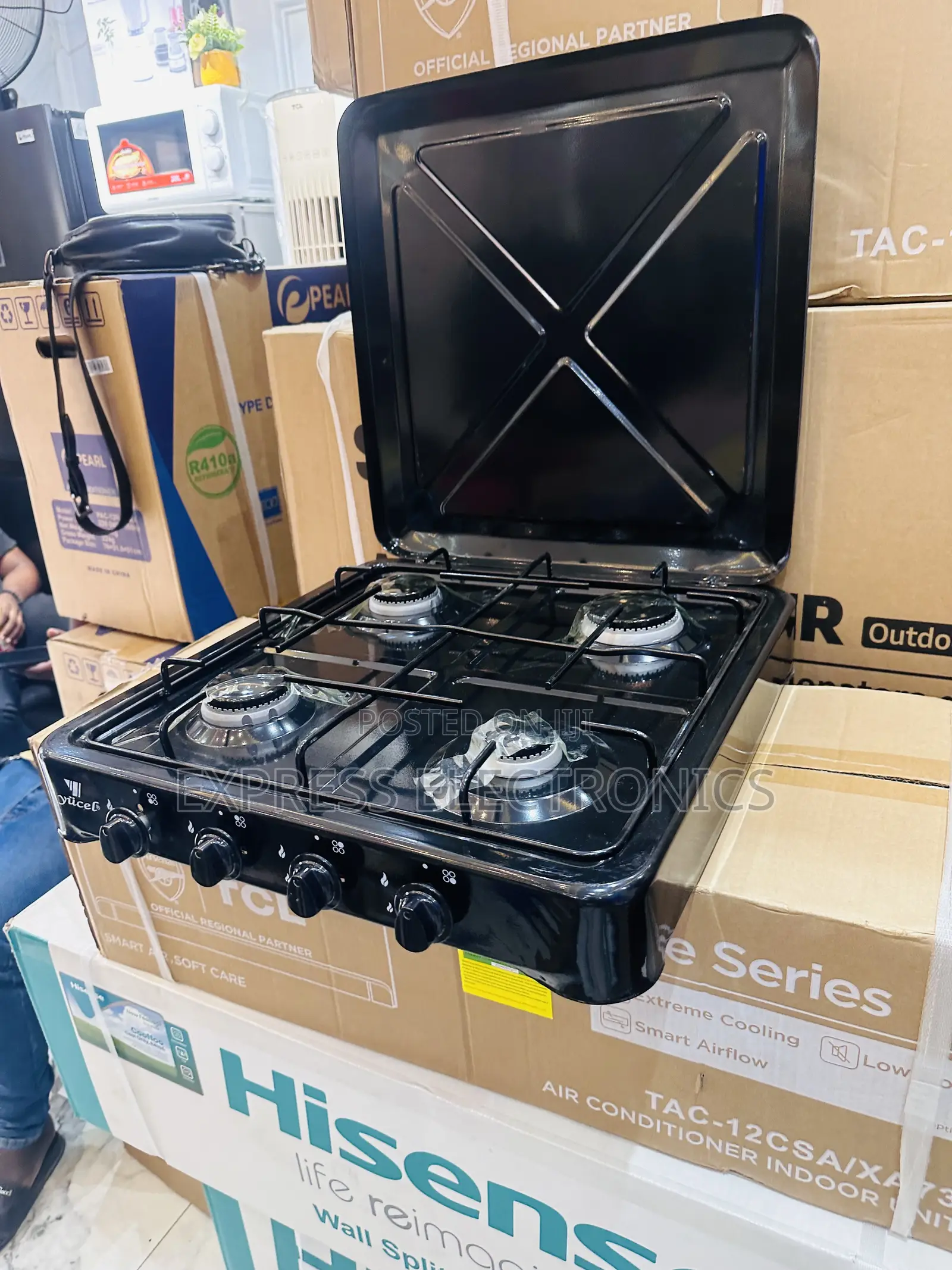 Shop the Best Yucel Gas Cooker Table Top 4burner
