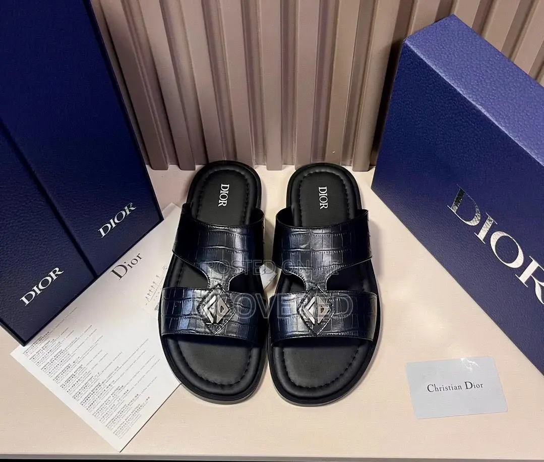 Dior Real Leather Slippers