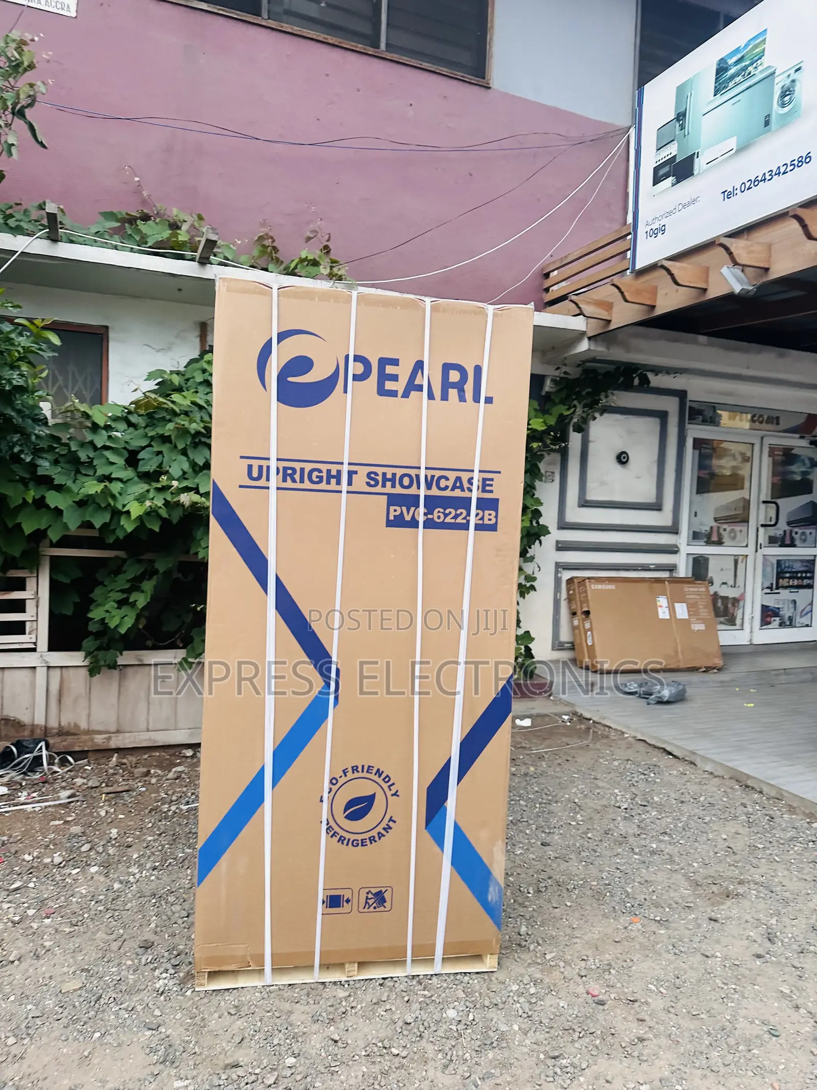 PVC-622-2B 500L Display Fridge Double Door Pearl