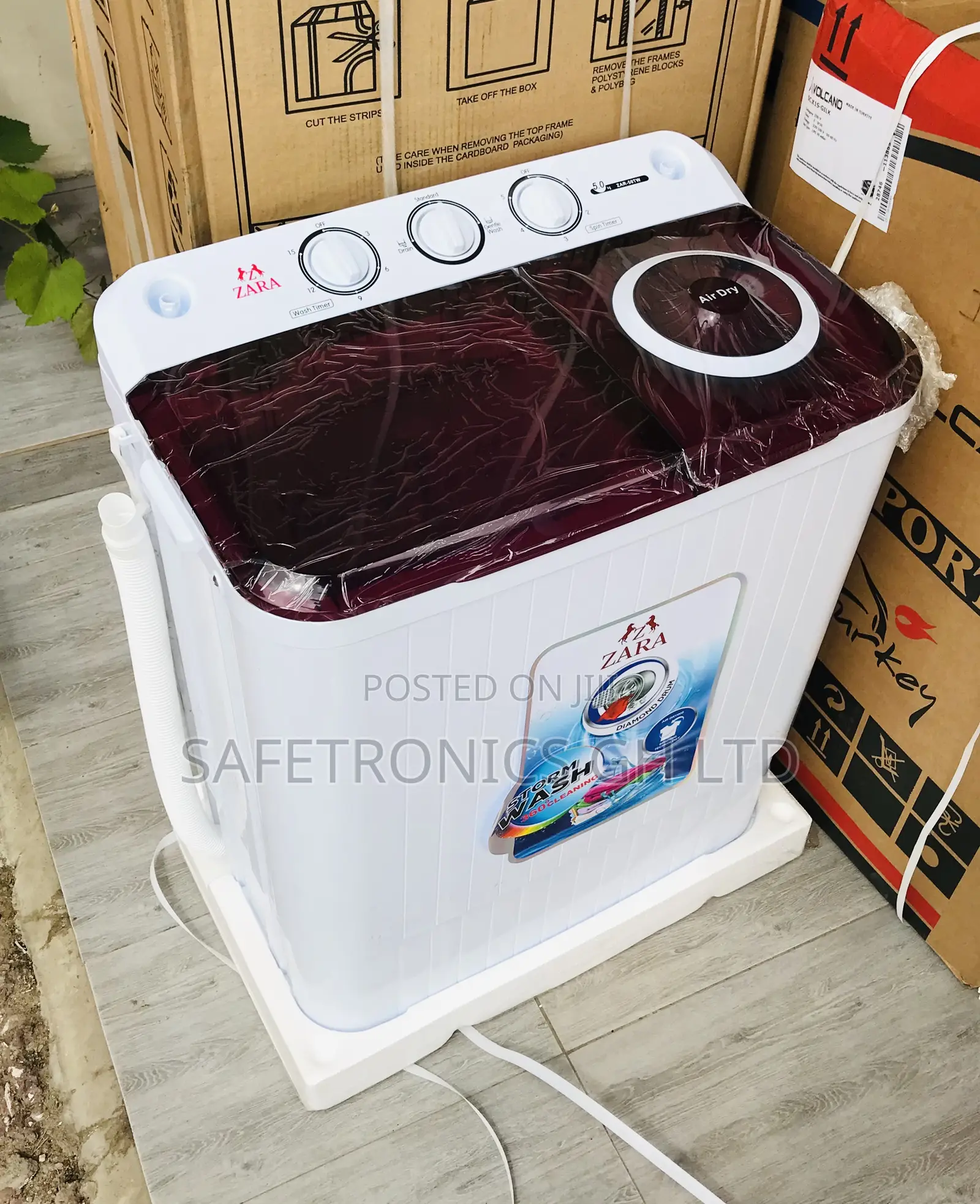  Shop Twintub Semiautomatic Topload Zara 5kg Washer 
