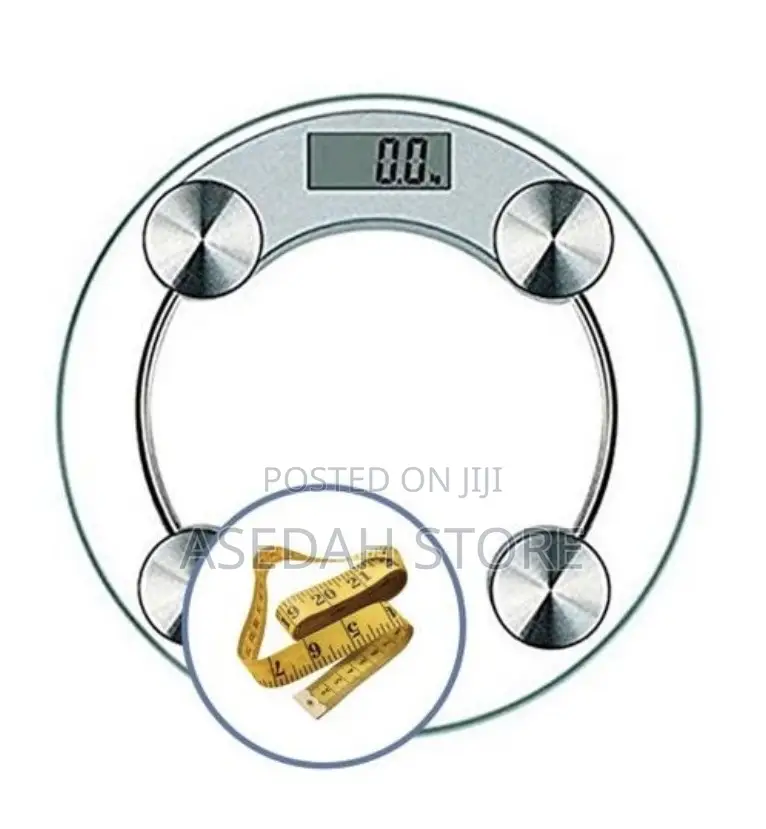 Personal Weighing Scale 180kg + Body Tape Measure
