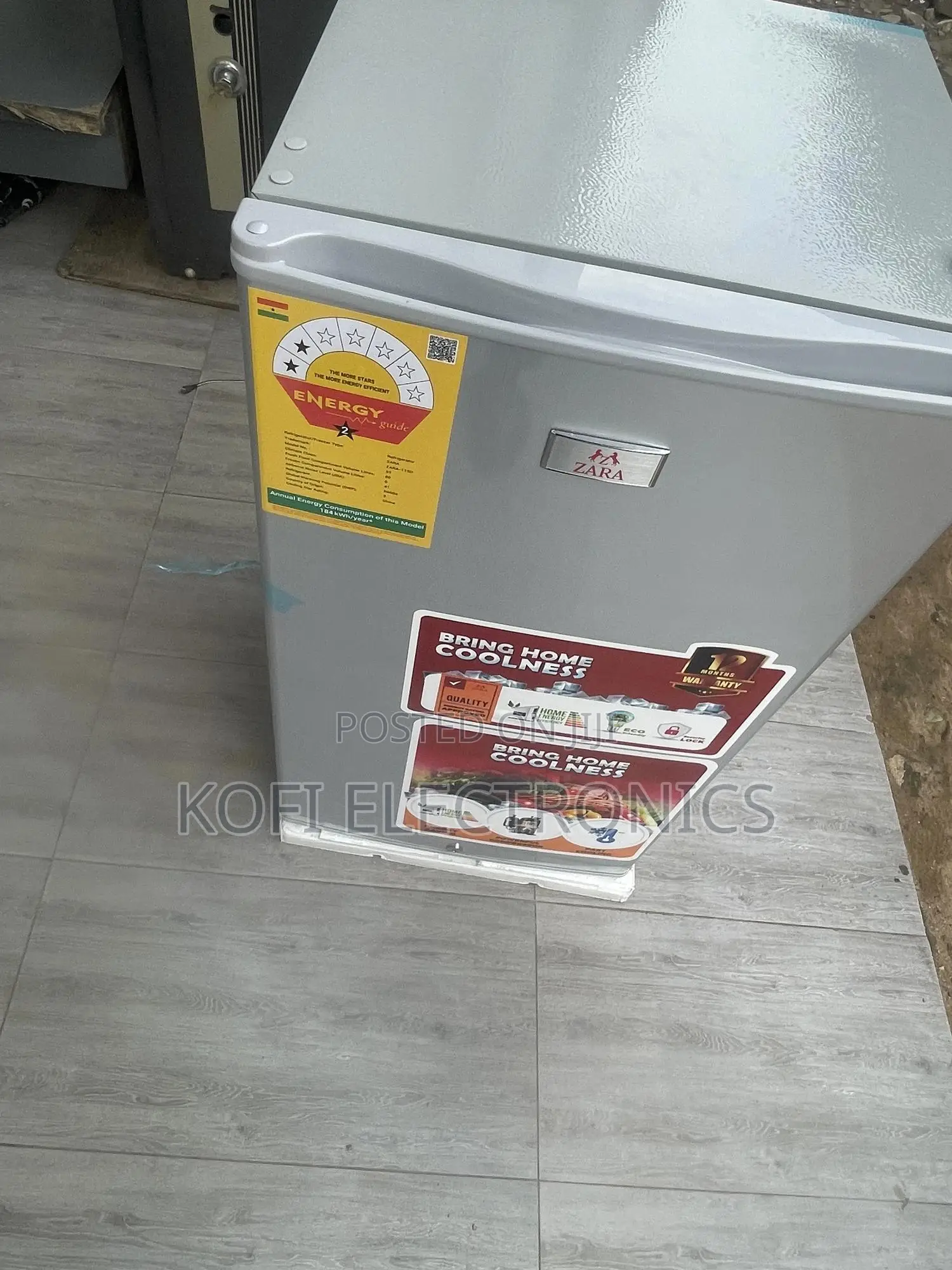 Zara Table Top Fridge Freezer With Recessive Handle