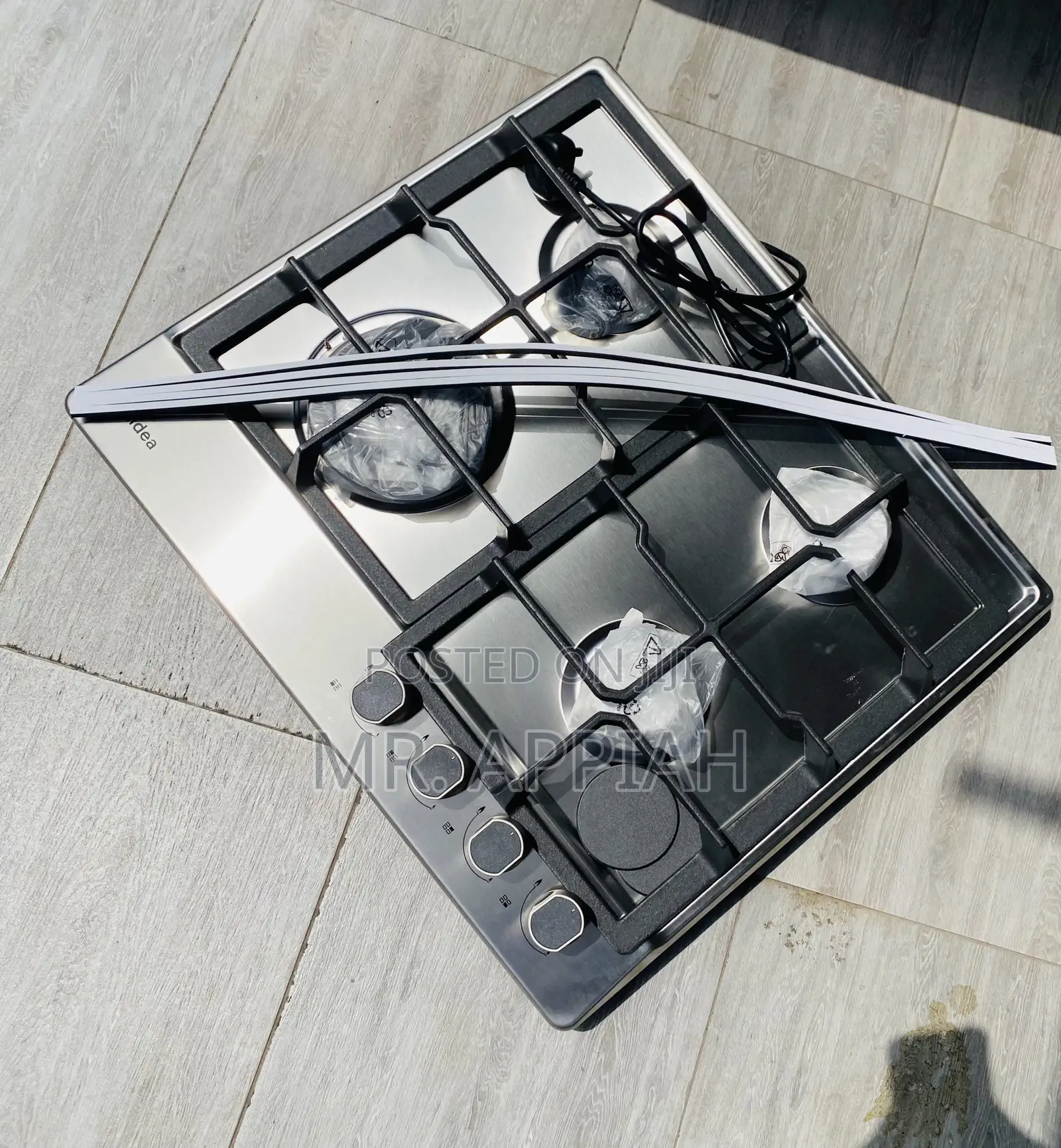 Easy Cleaning Midea Built-in 4 Gas Cooker(60g40me)Gray.