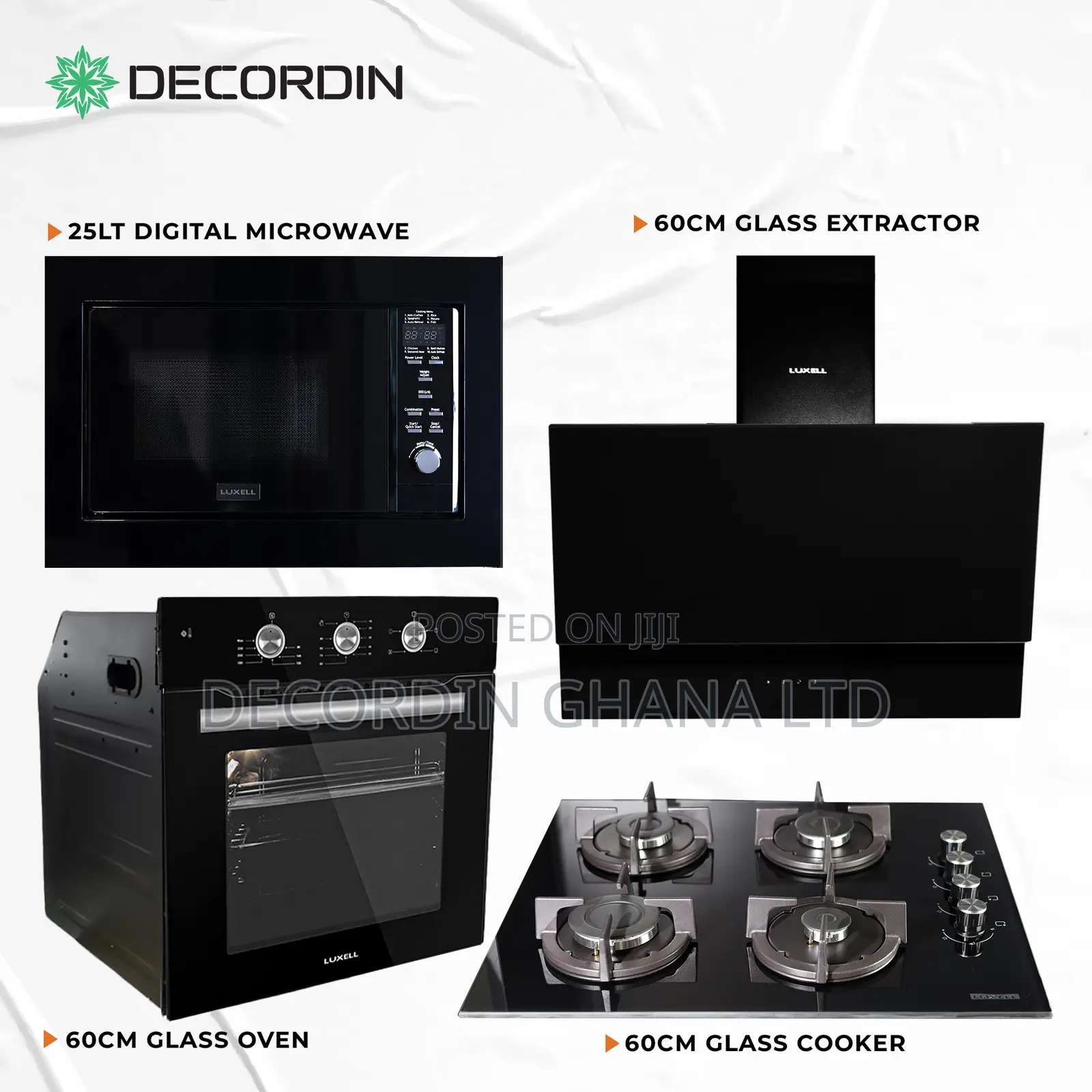 Decordin 60cm Set With 25l Microwave