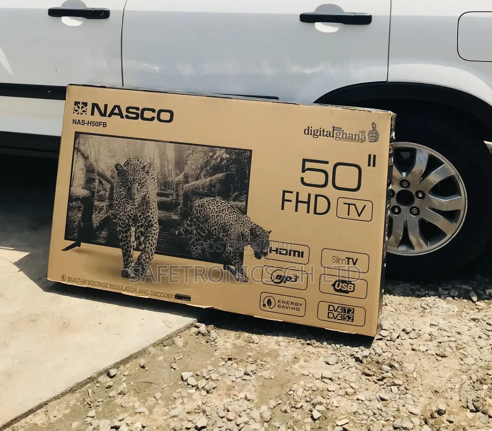 Brand New Digital (Black) 50 Inch Satellite Led Nasco