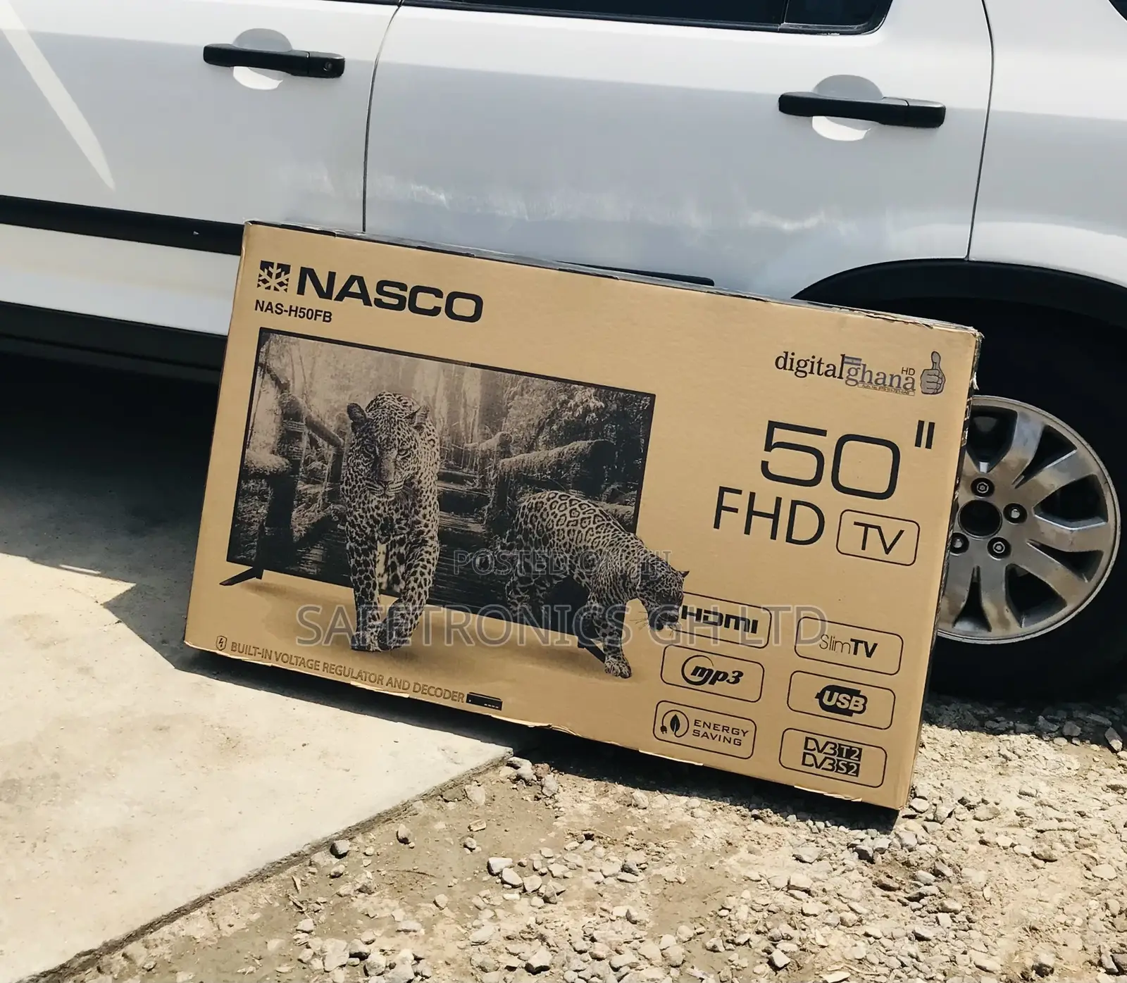 Brand New Digital (Black) 50 Inch Satellite Led Nasco