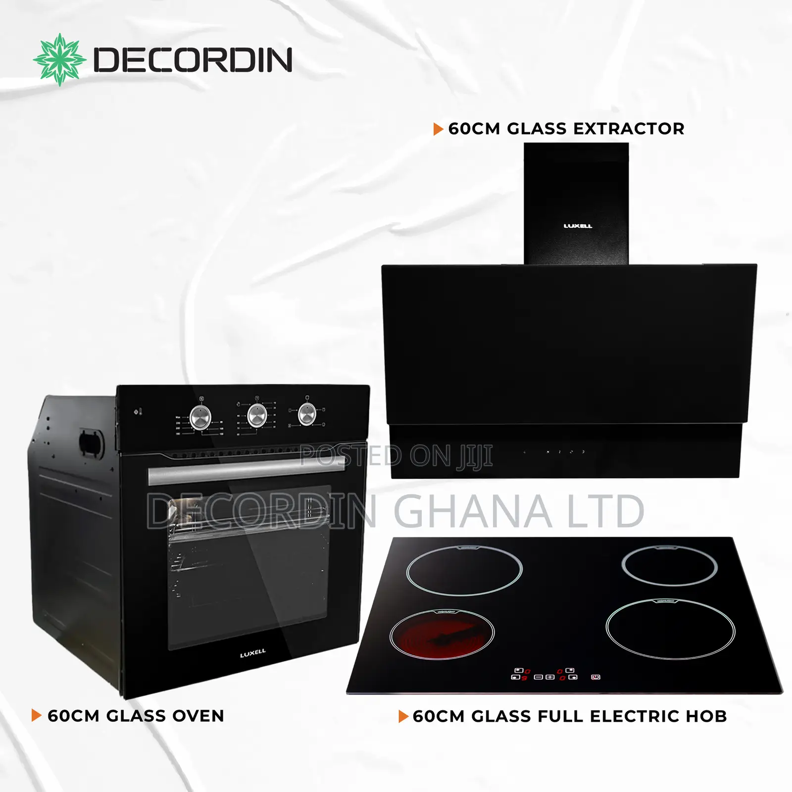 Full Electric 60cm Glass Set