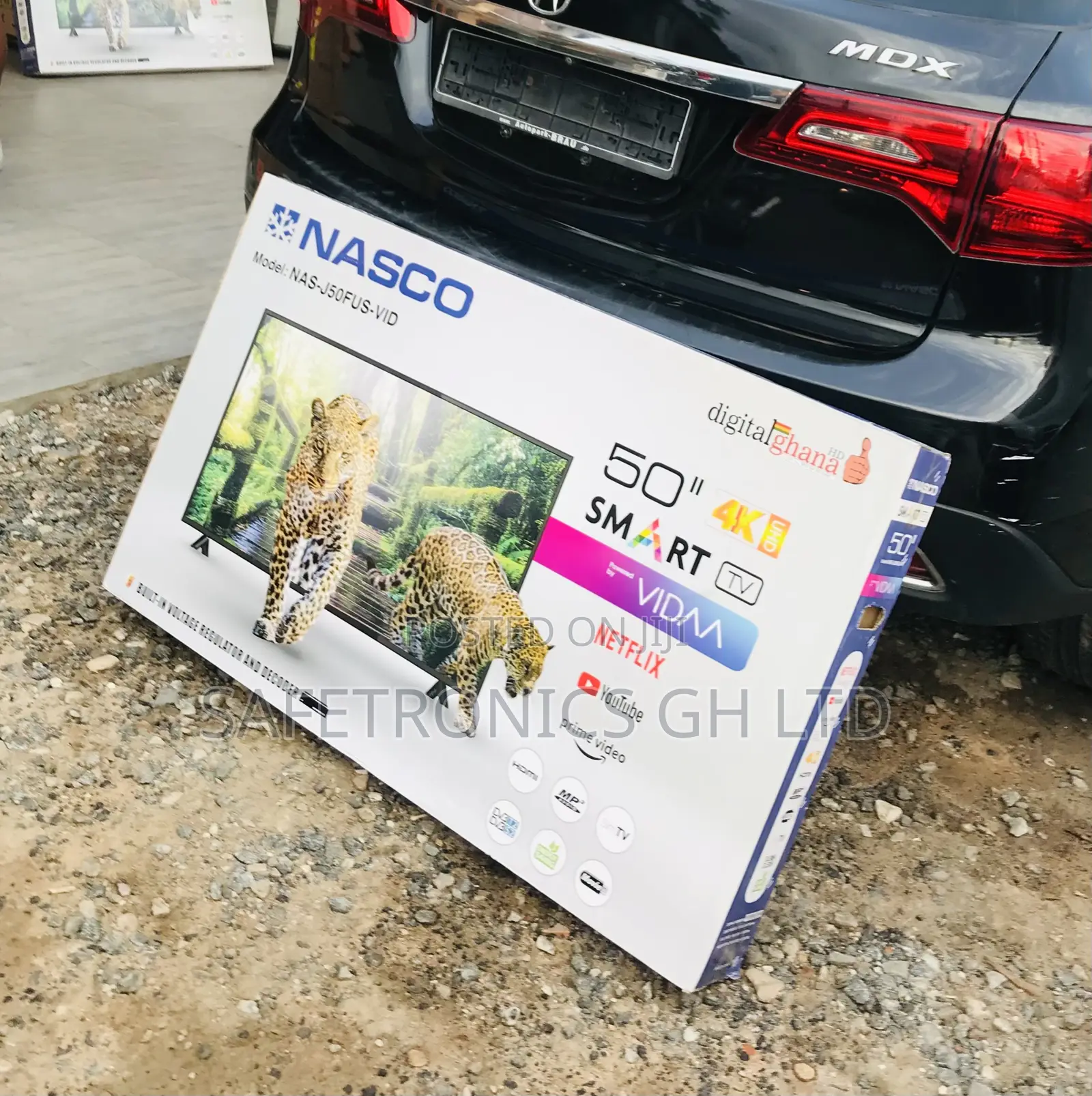 Affordable UHD Nasco 50 Inch Smart Led (Black) 
