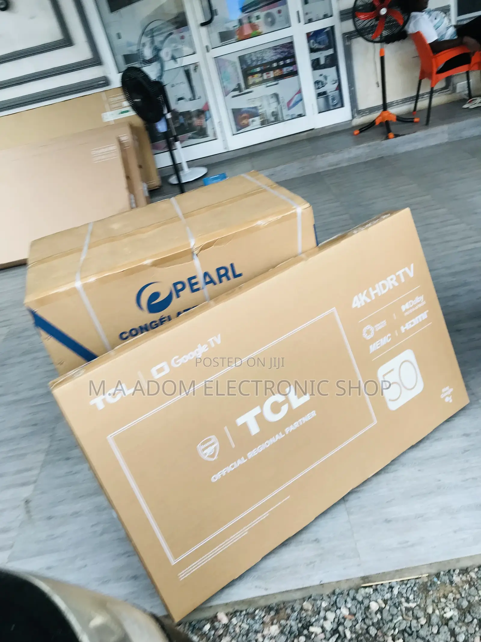 Unique Design TCL 50P735 50” HDR Google Smart Television.
