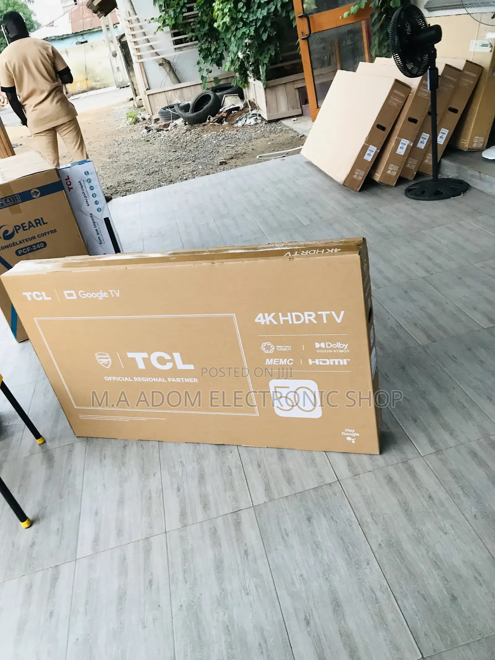 Unique Design TCL 50P735 50” HDR Google Smart Television.