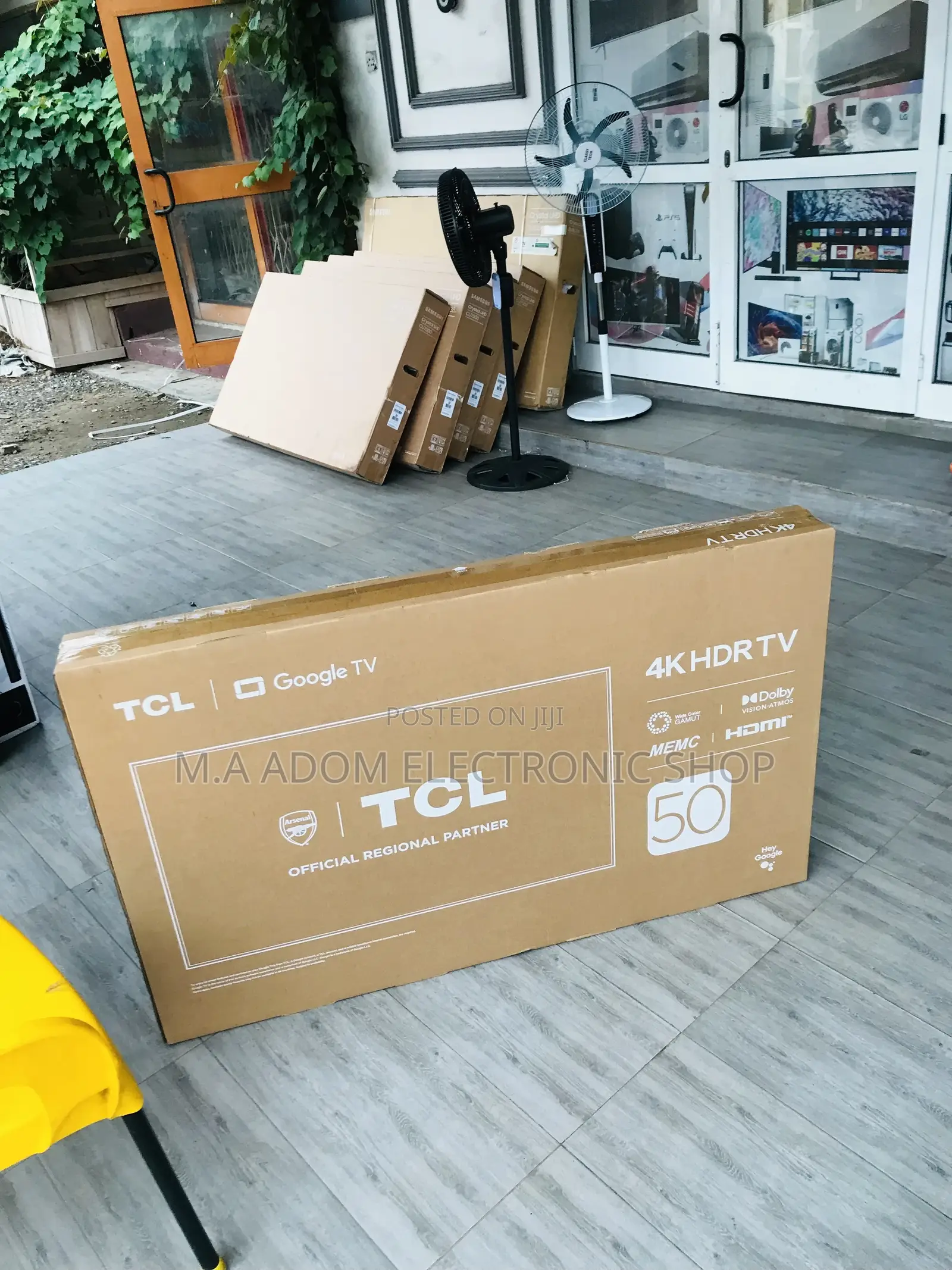 Sealed in Box TCL 50P735 50” HDR Google Smart Television.