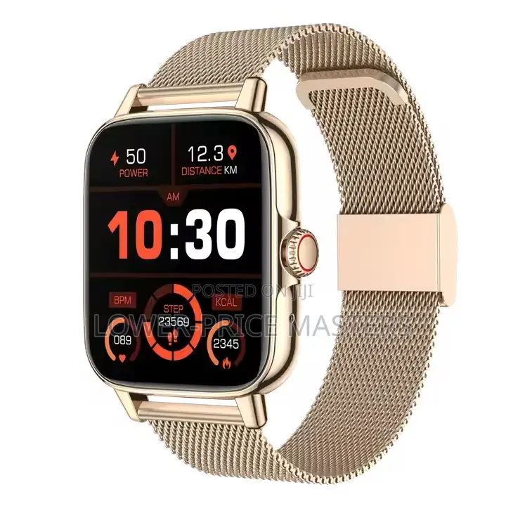 New Golden Smartwatch / Fitness Tracker With Double Straps