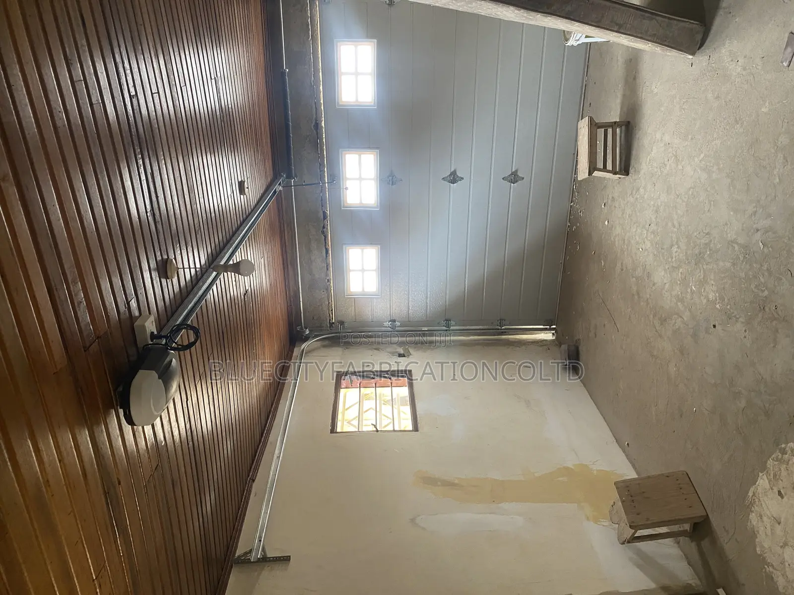 Imported Automated Garage Doors With Remote Fanlight