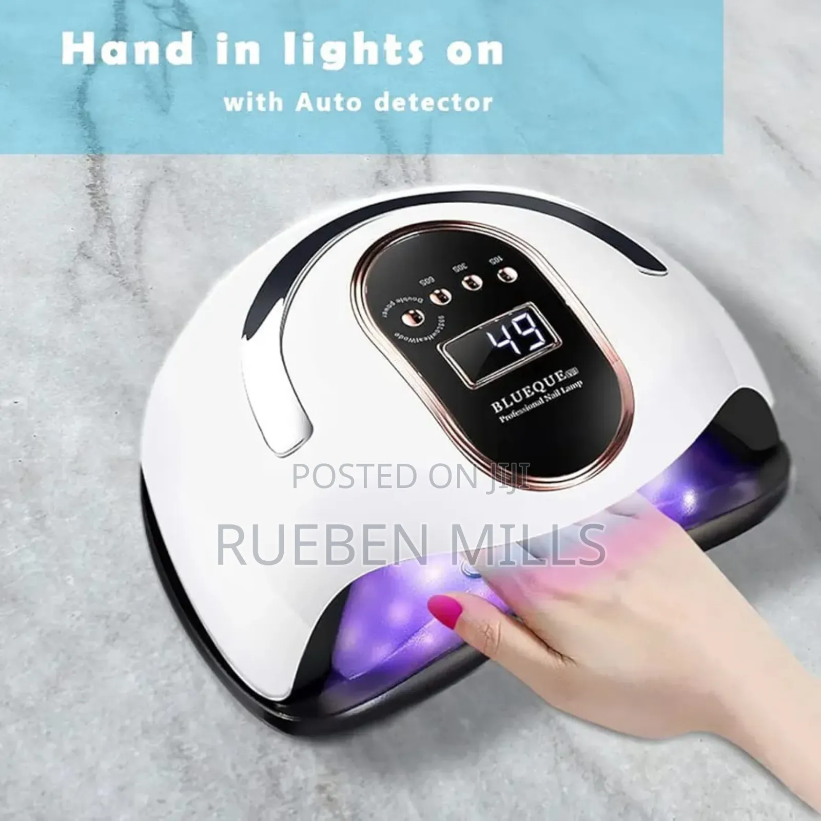 Blueque V8 Professional UV LED Lamp Nail Dryer 2-in-1