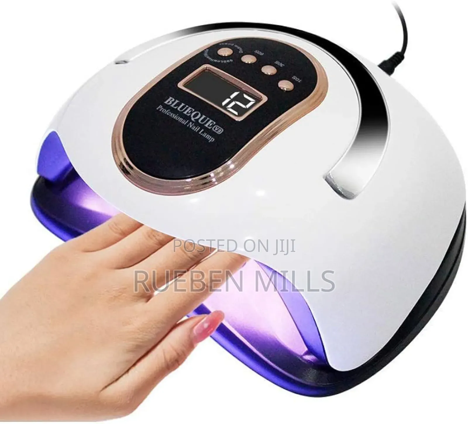 168W Blueque V8 Gel Polish Nail Dryer Lamp 2 in 1 UV Led