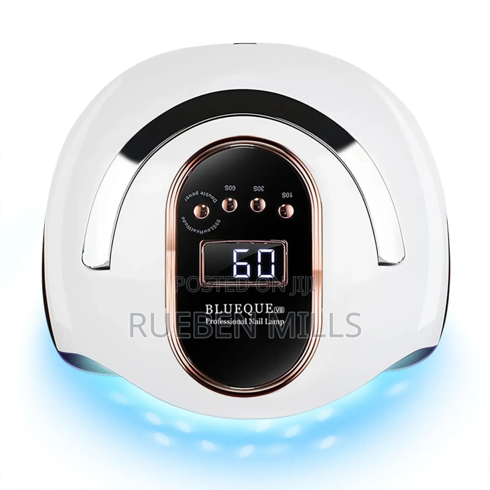 Hands in Lights on Automatic Sensor Professional Nail Dryer