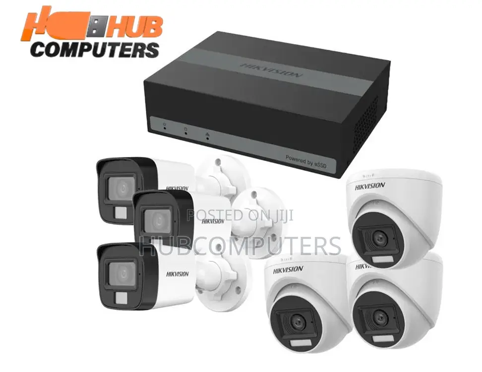 Hikvision (Ds-J142i/E08hgh1-B + 6 Cam) Kit