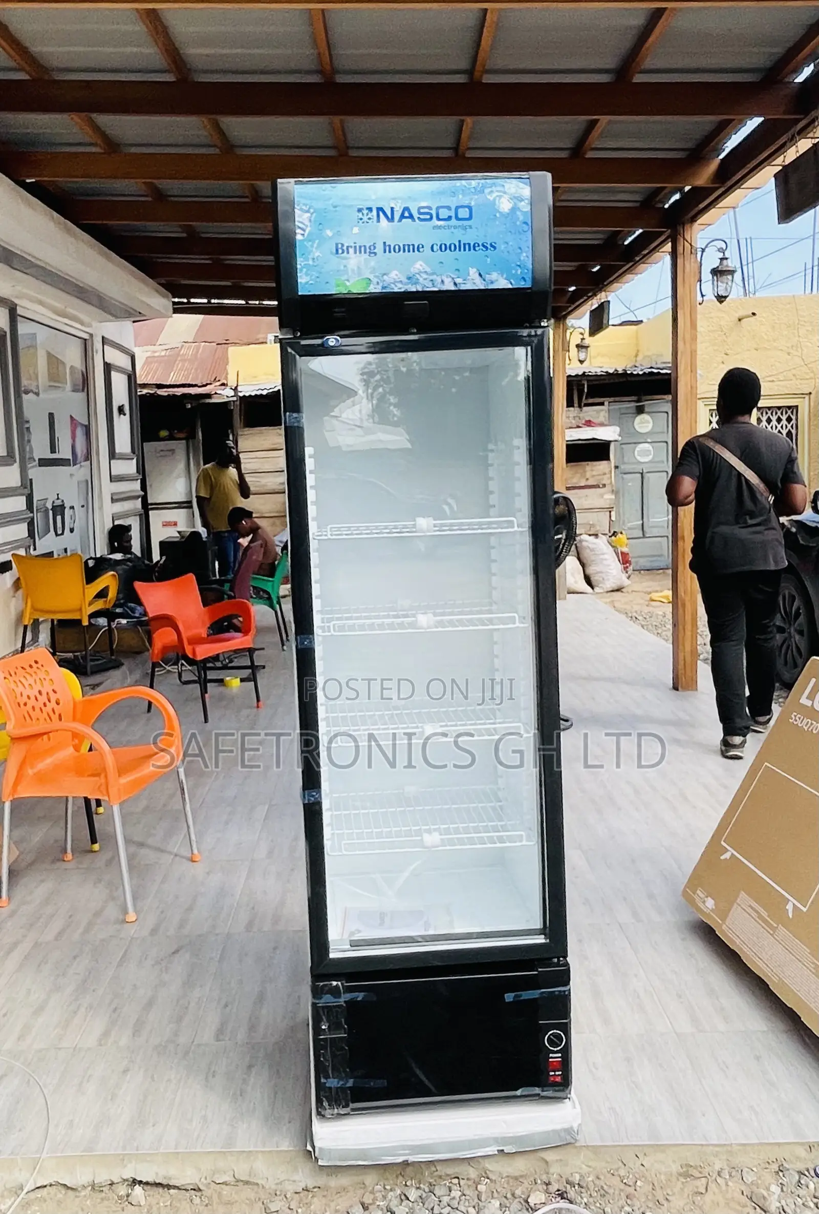 Unique New Glass Nas-360fl-1dr Singledoor Display 