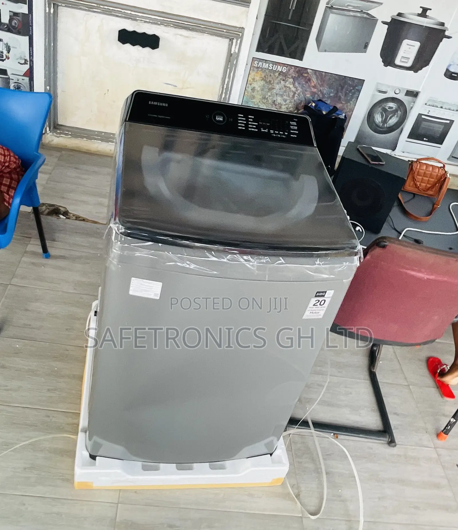 Authentic 16kg (Gray) Samsung Topload Fullautomatic 