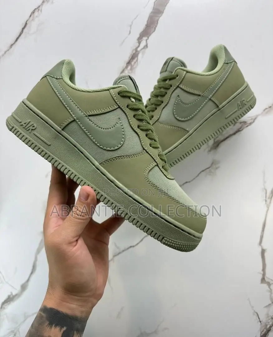 Nike Air Force 1 Premium Oil Green