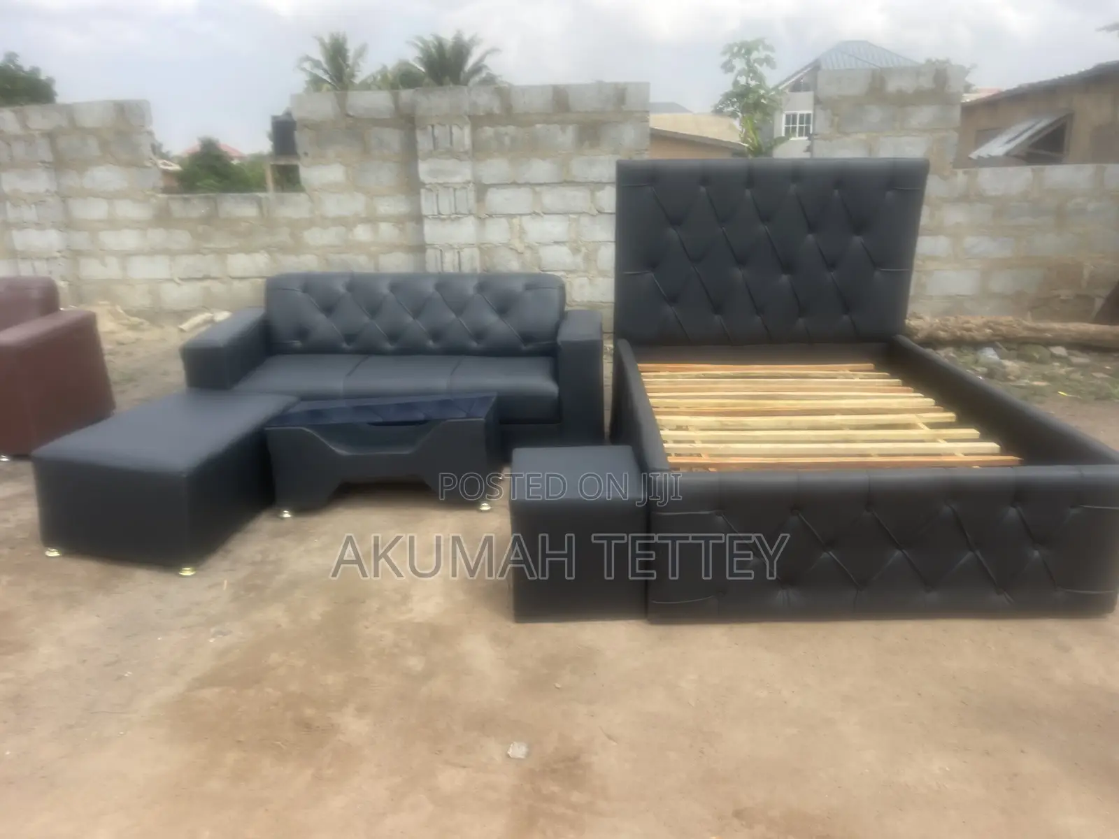 3in One Sofa Set With Bed Frame (Double Bed)