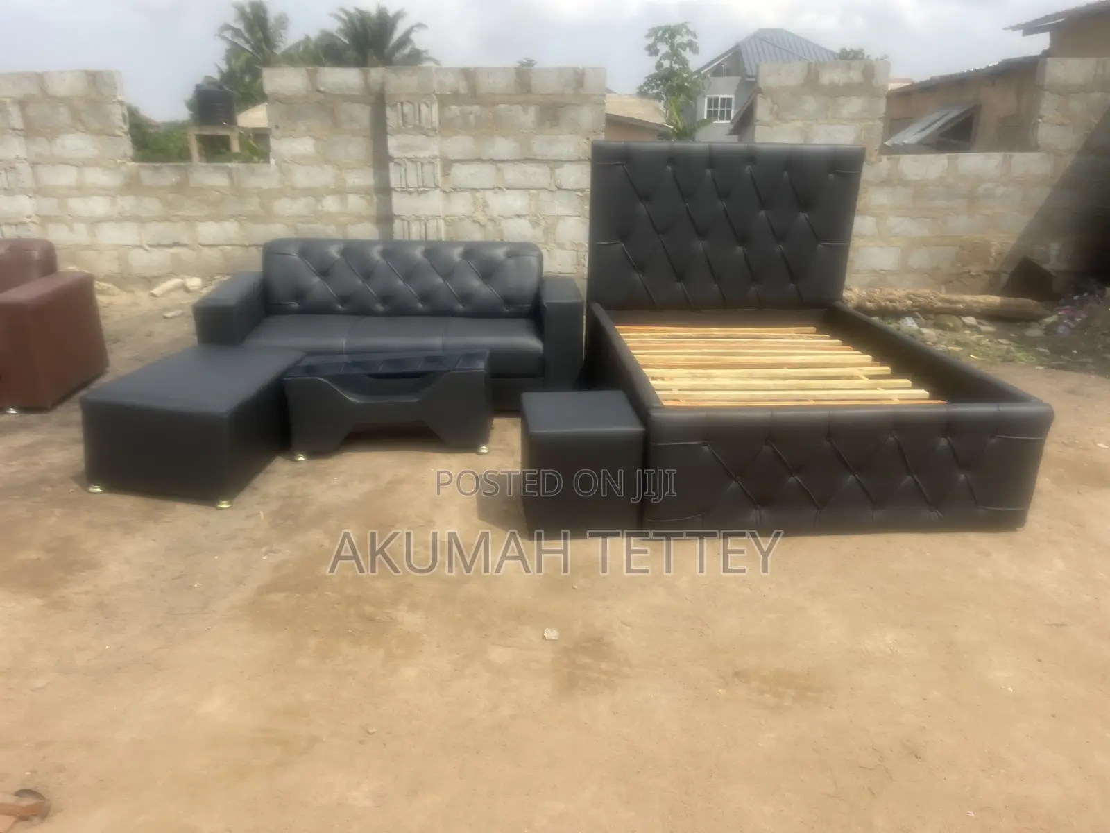 3in One Sofa Set With Bed Frame (Double Bed)