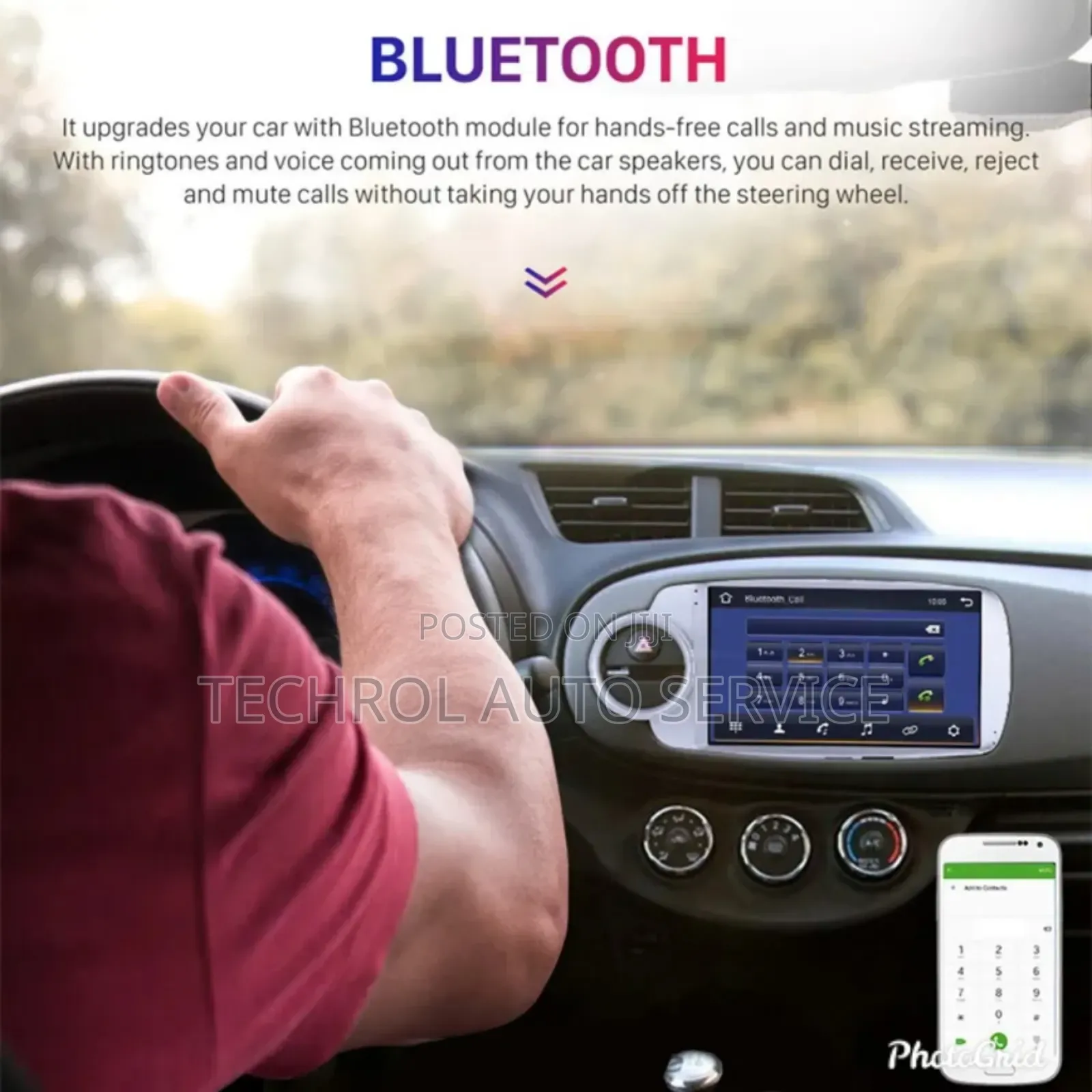2012 Toyota Vitz Andriod Auto and Carplay System Radio