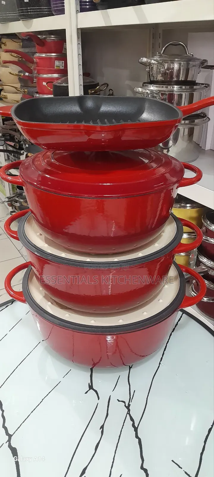 7pcs Cast Iron Cookware Set