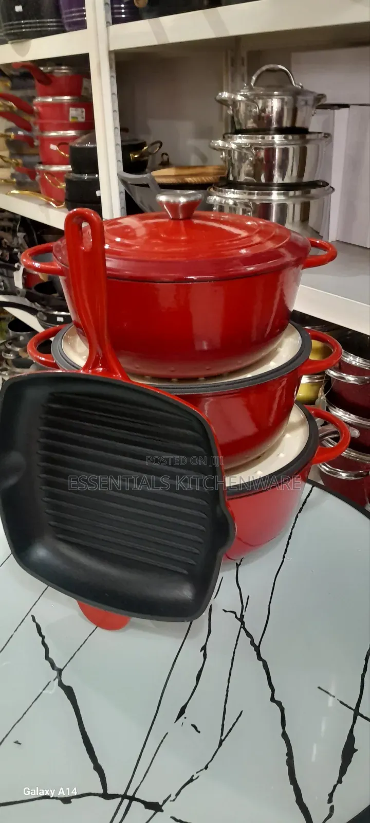 7pcs Cast Iron Cookware Set