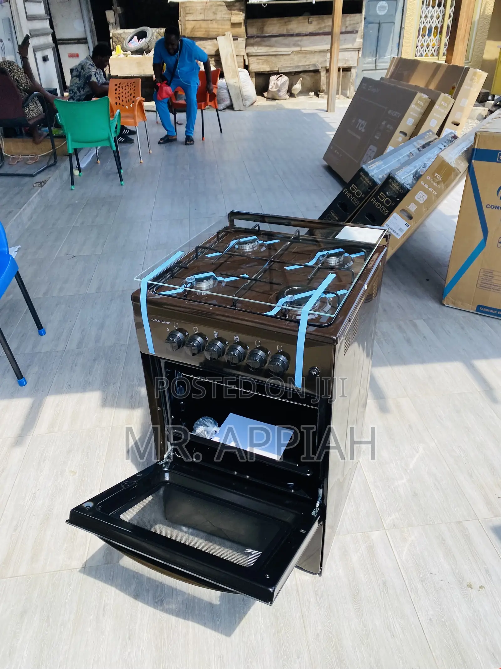 Uniquely Designed Volcano 50x50 Oven Grill 4 Burner.