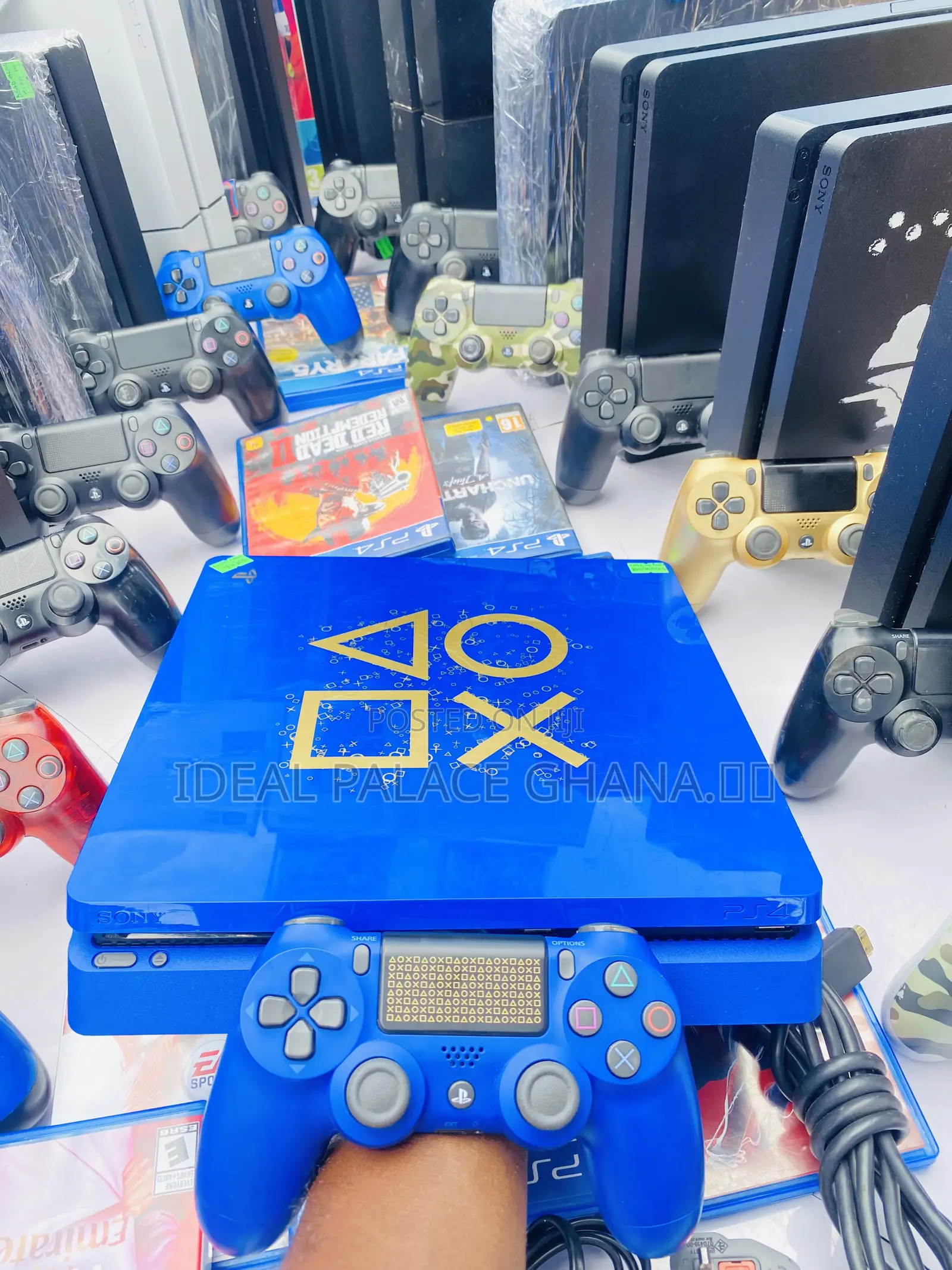 Limited Blue Edition Ps4 Slim 10 Games
