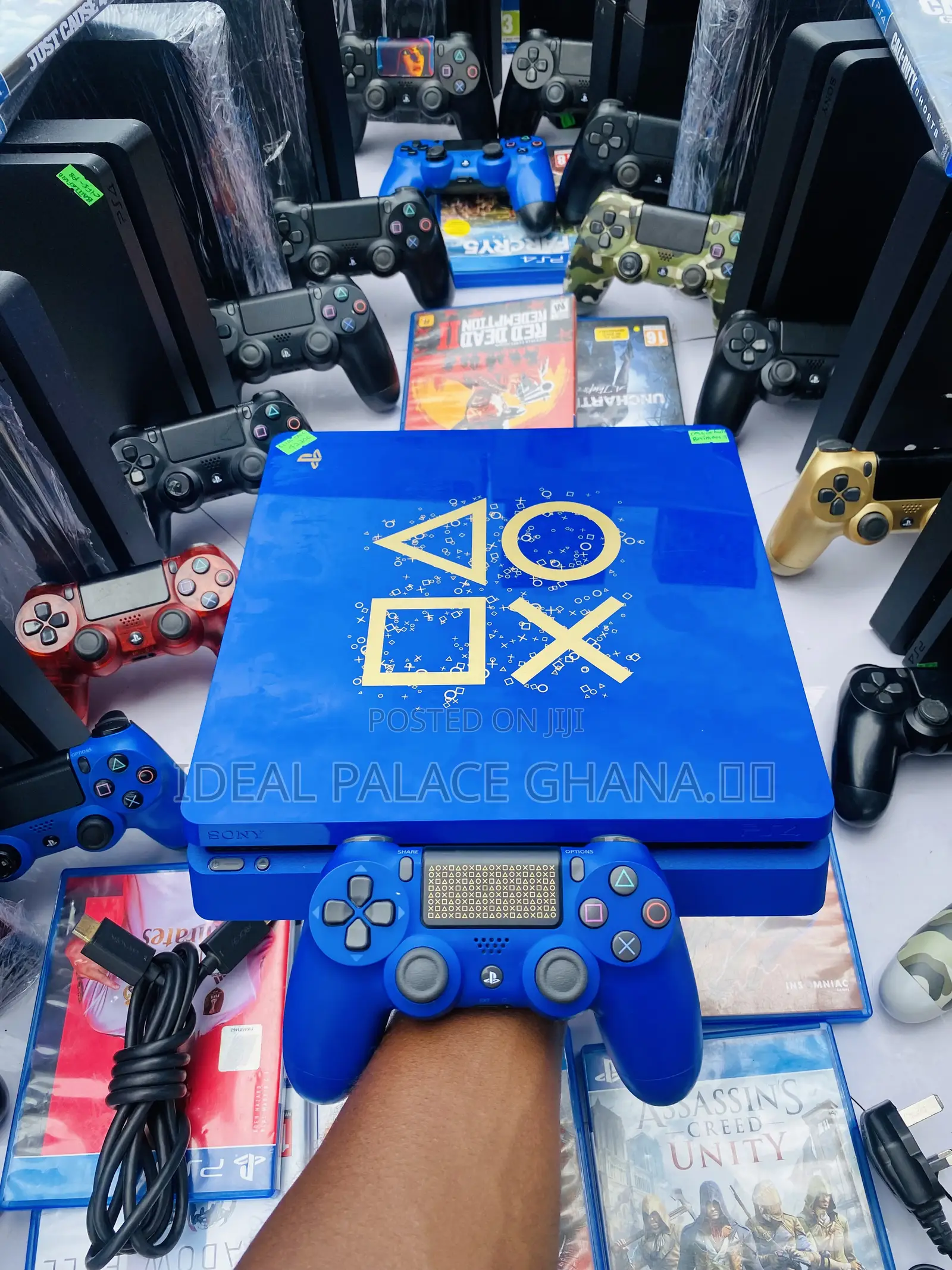 Limited Blue Edition Ps4 Slim 10 Games